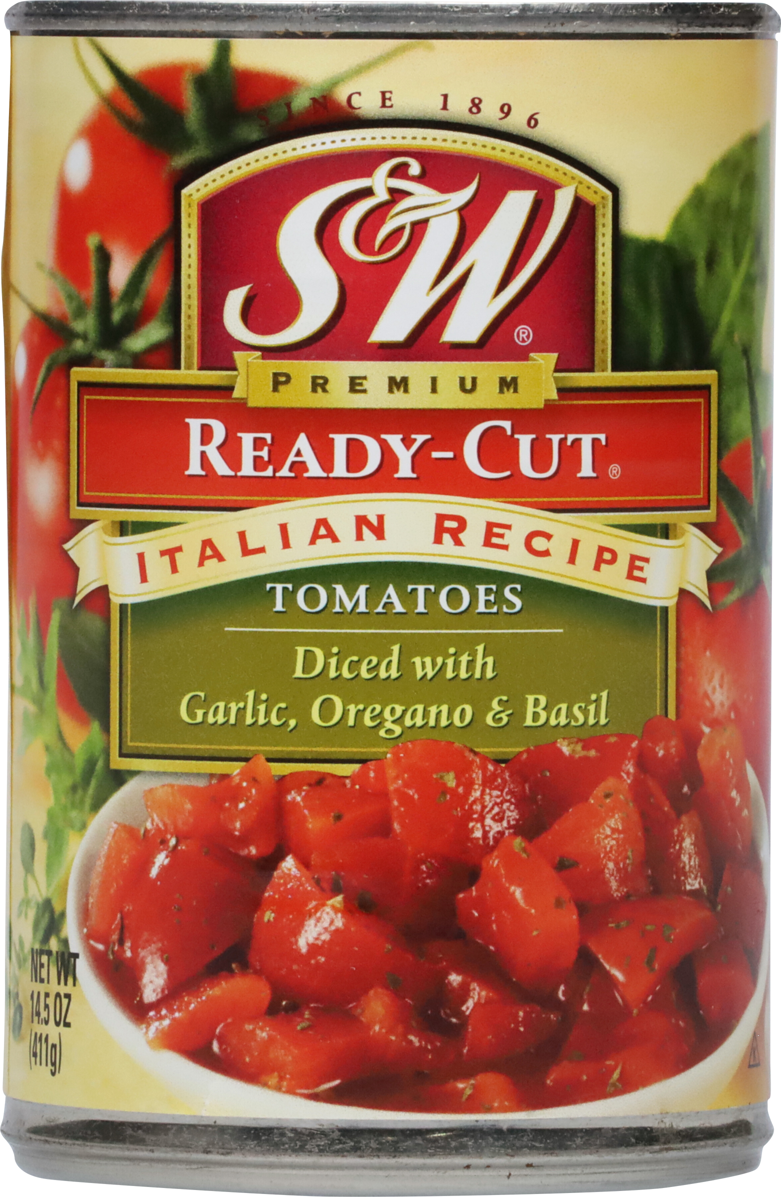 Diced Tomatoes, Italian Recipe, Ready Cut