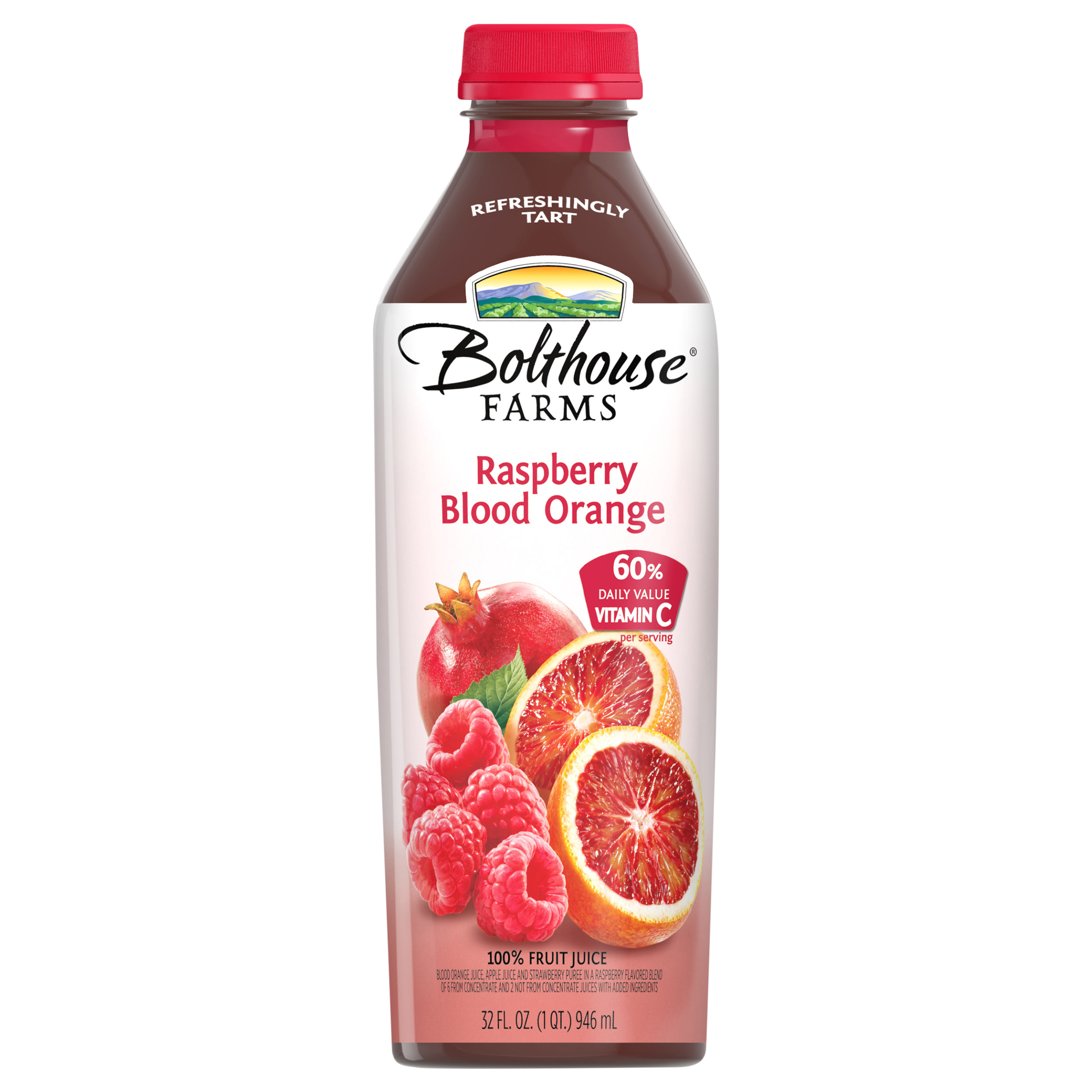 100% Fruit Juice, Raspberry Blood Orange