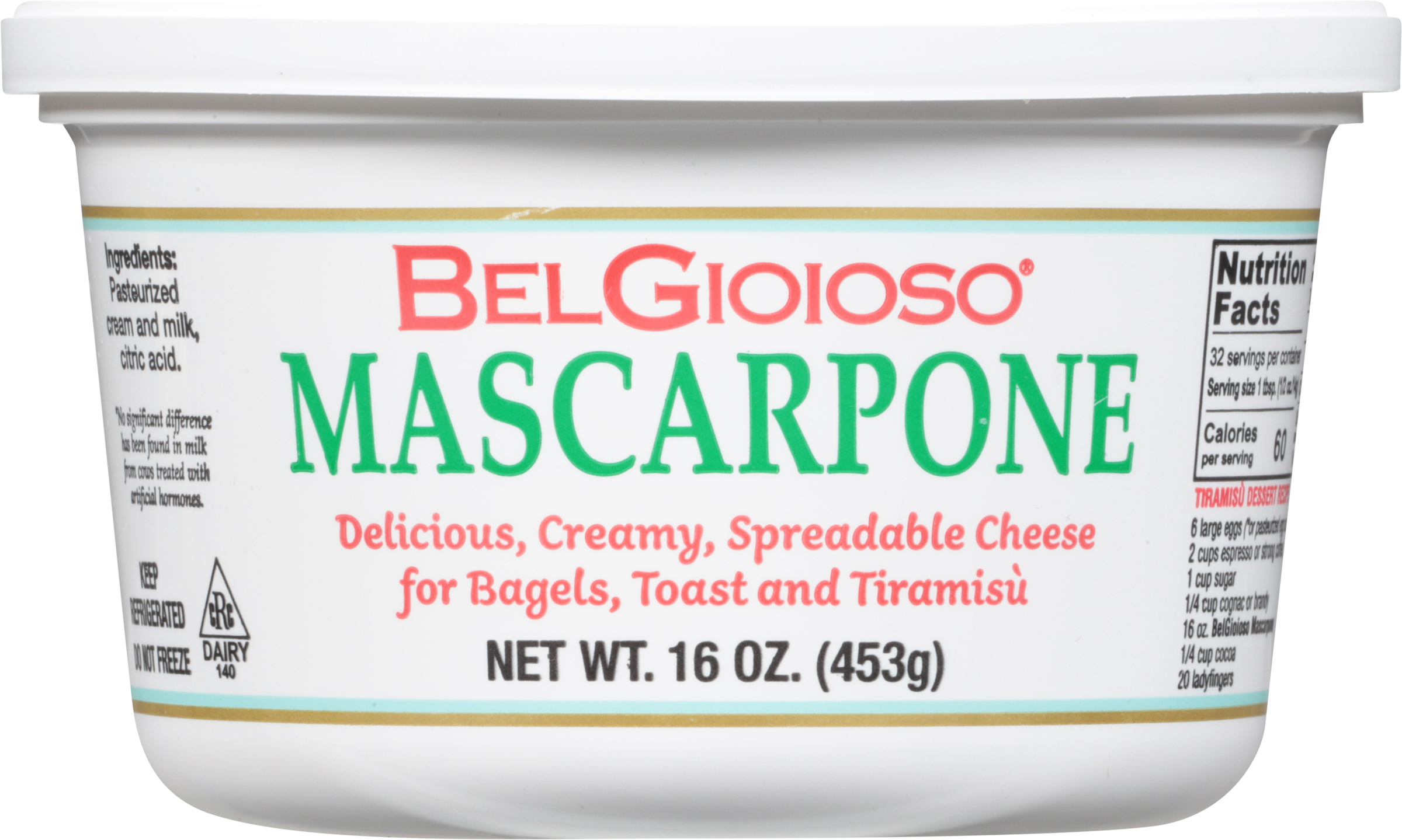 Spreadable Cheese, Mascarpone