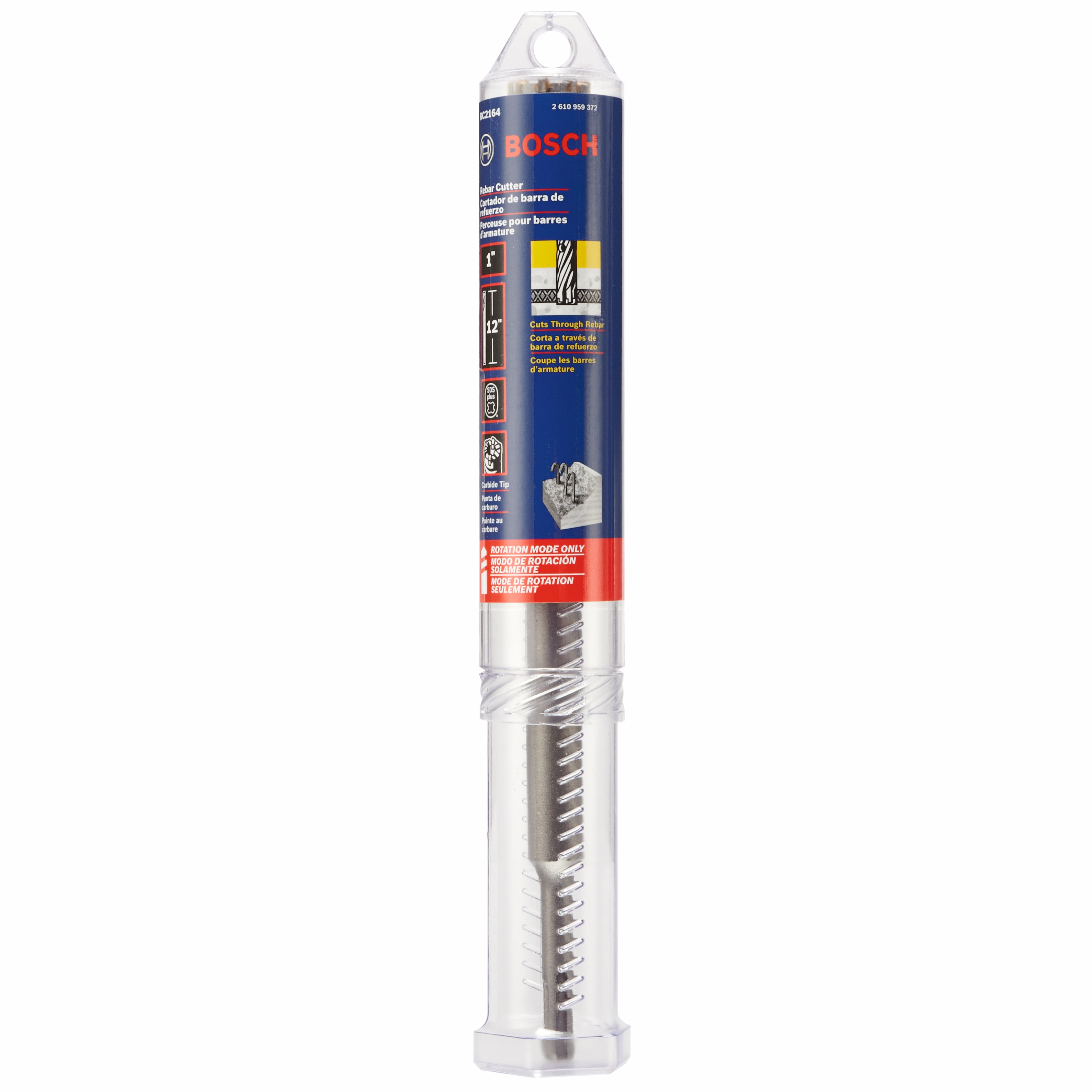 Bosch RC2124 SDS Plus Hammer Drill Bit – Rebar Cutter For Tough Concrete-1430774