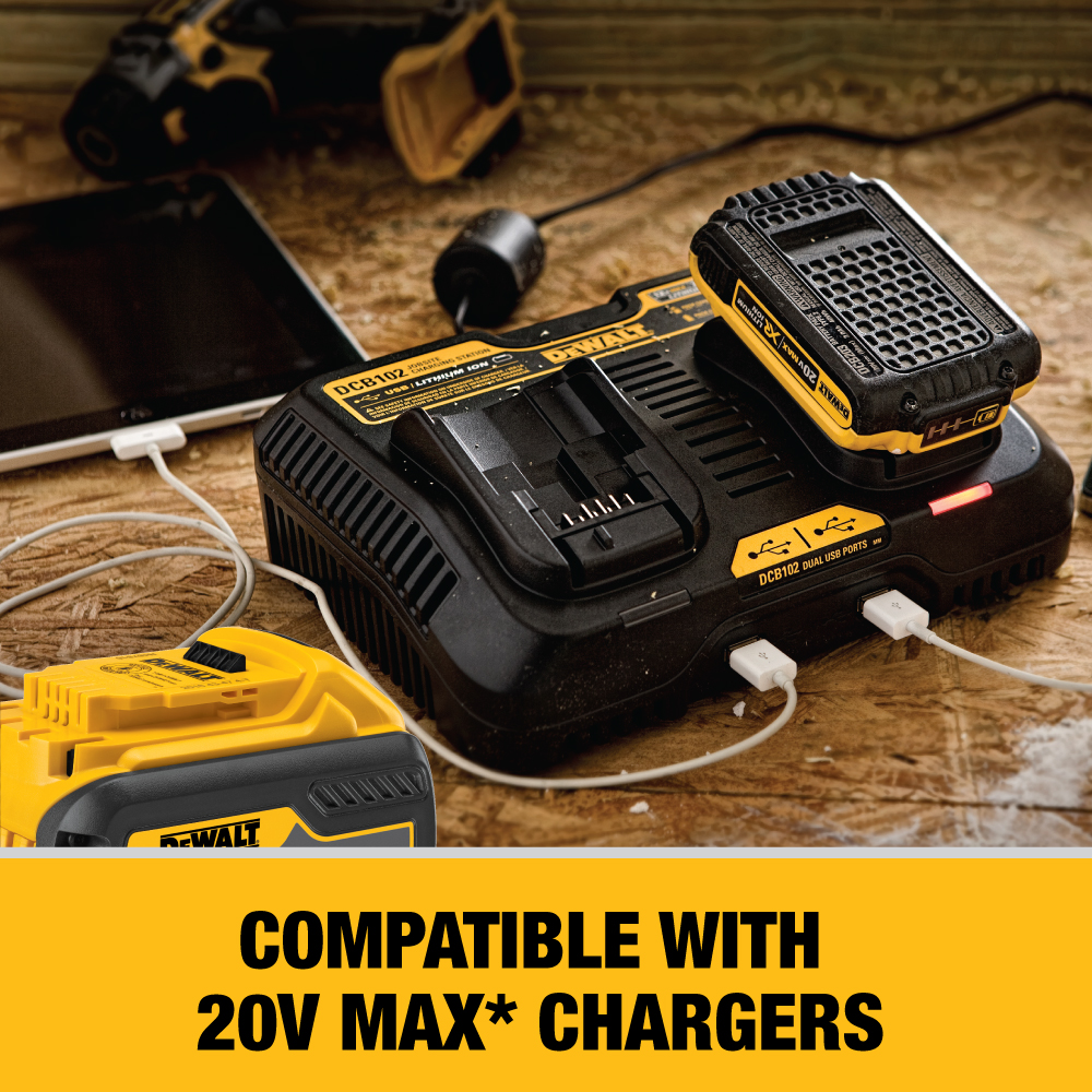 DeWALT 20V/60V MAX FLEXVOLT 12Ah Battery White Cap