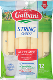 String Cheese, Mozzarella, Whole Milk, Low Moisture image