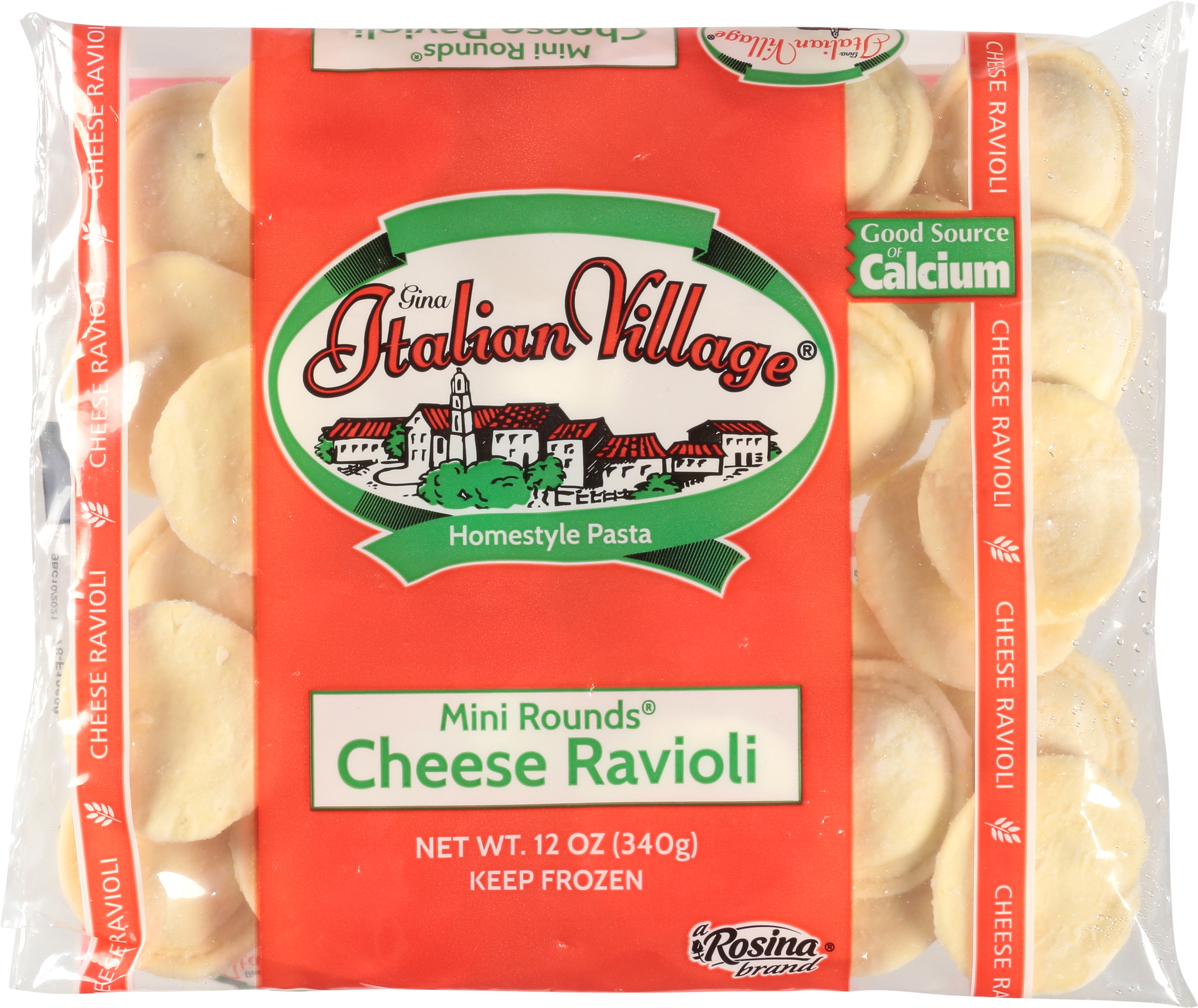 Cheese Ravioli, Mini Rounds