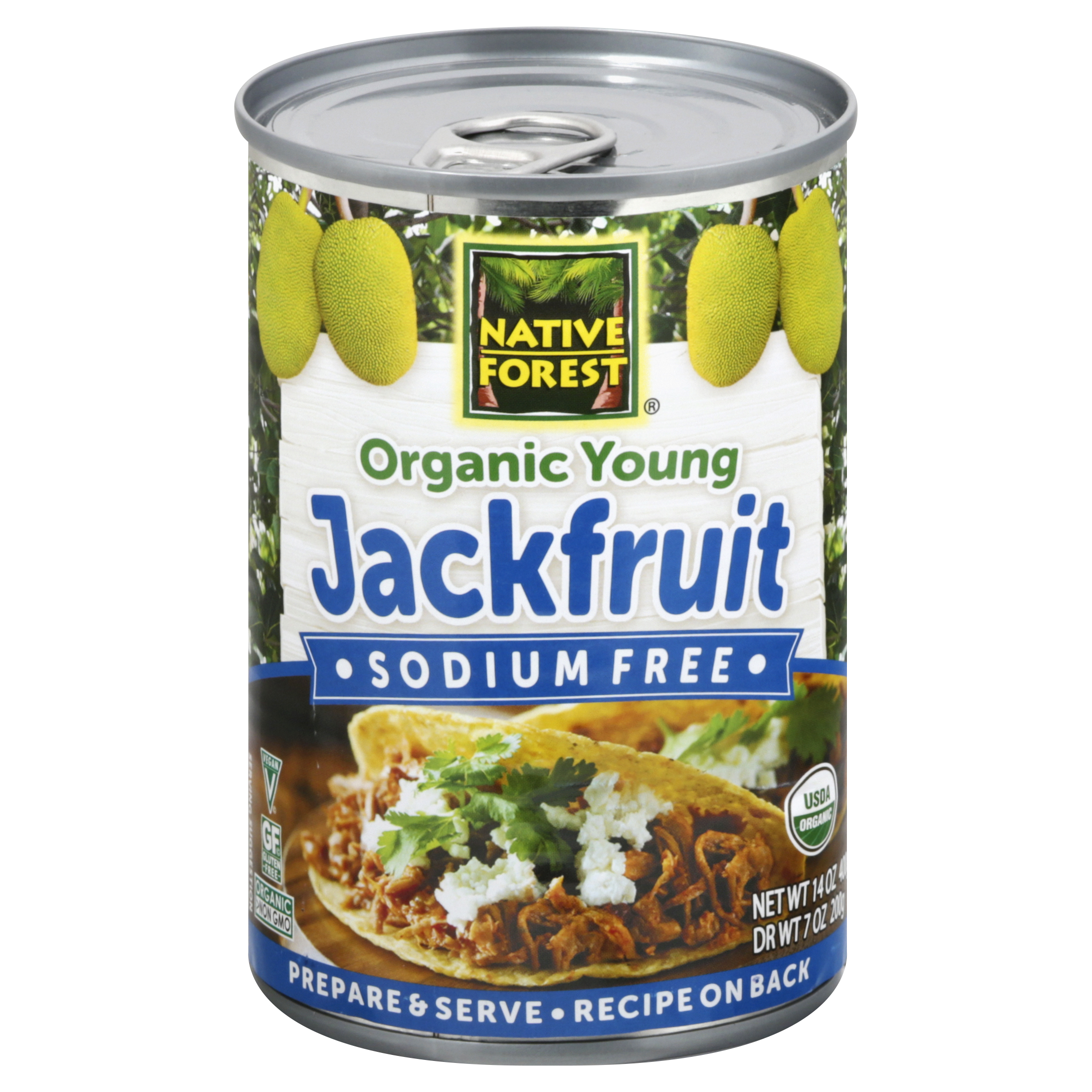 Jackfruit Young Organic Sodium Free Jackfruit 14 Oz