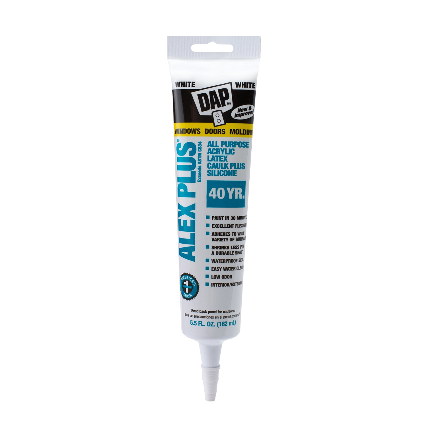 DAP 5.5oz Alex Plus White Caulk