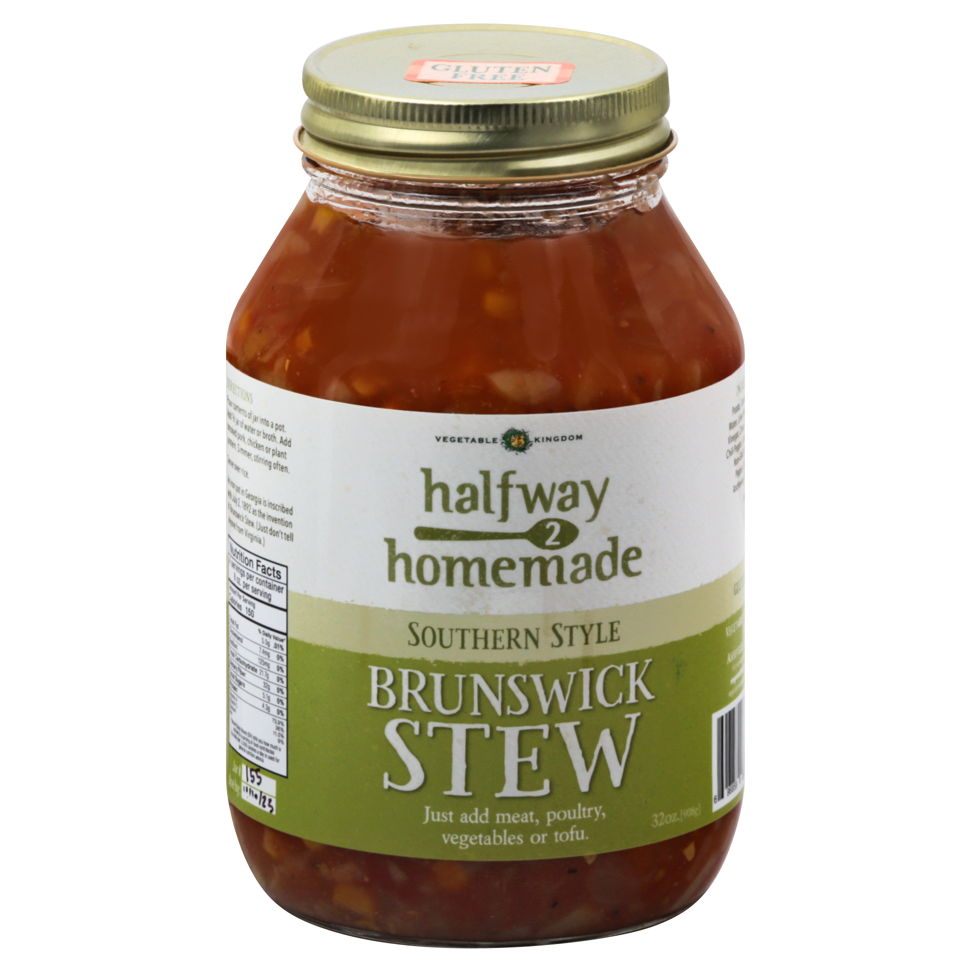Vegetable Kingdom Halfway 2 Homemade Southern Style Brunswick Stew 32 Oz