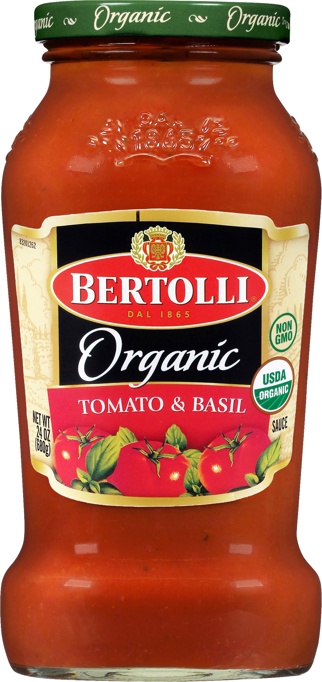 Sauce, Organic, Tomato & Basil