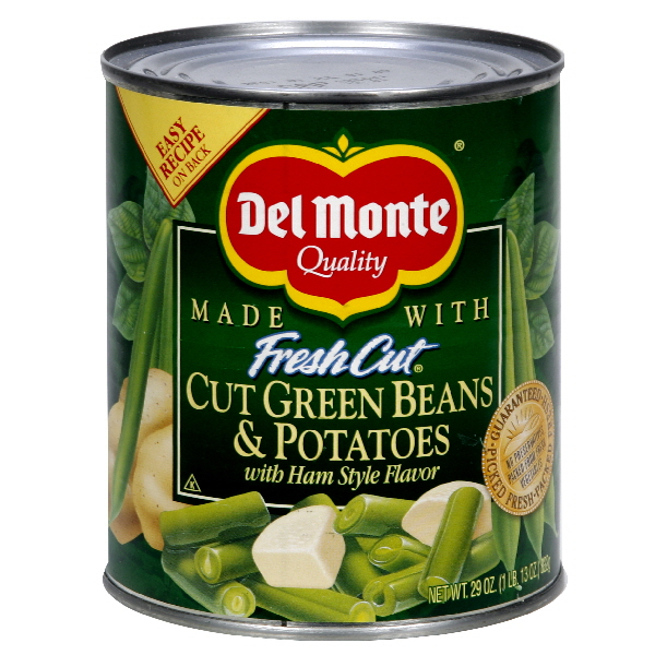 Del Monte Cut Green Beans & Potatoes 29 Oz
