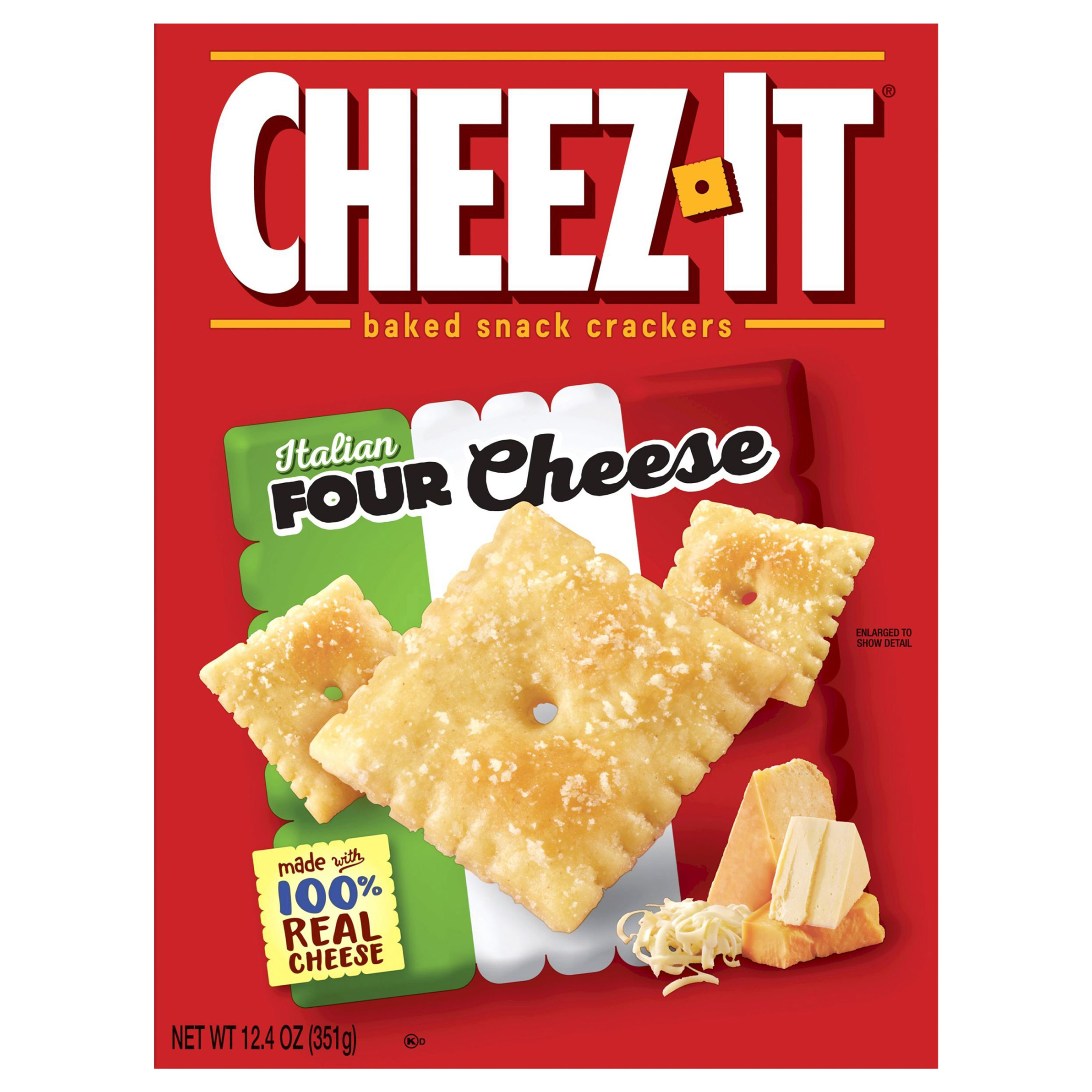 Baked Snack Crackers, Italian Four Cheese