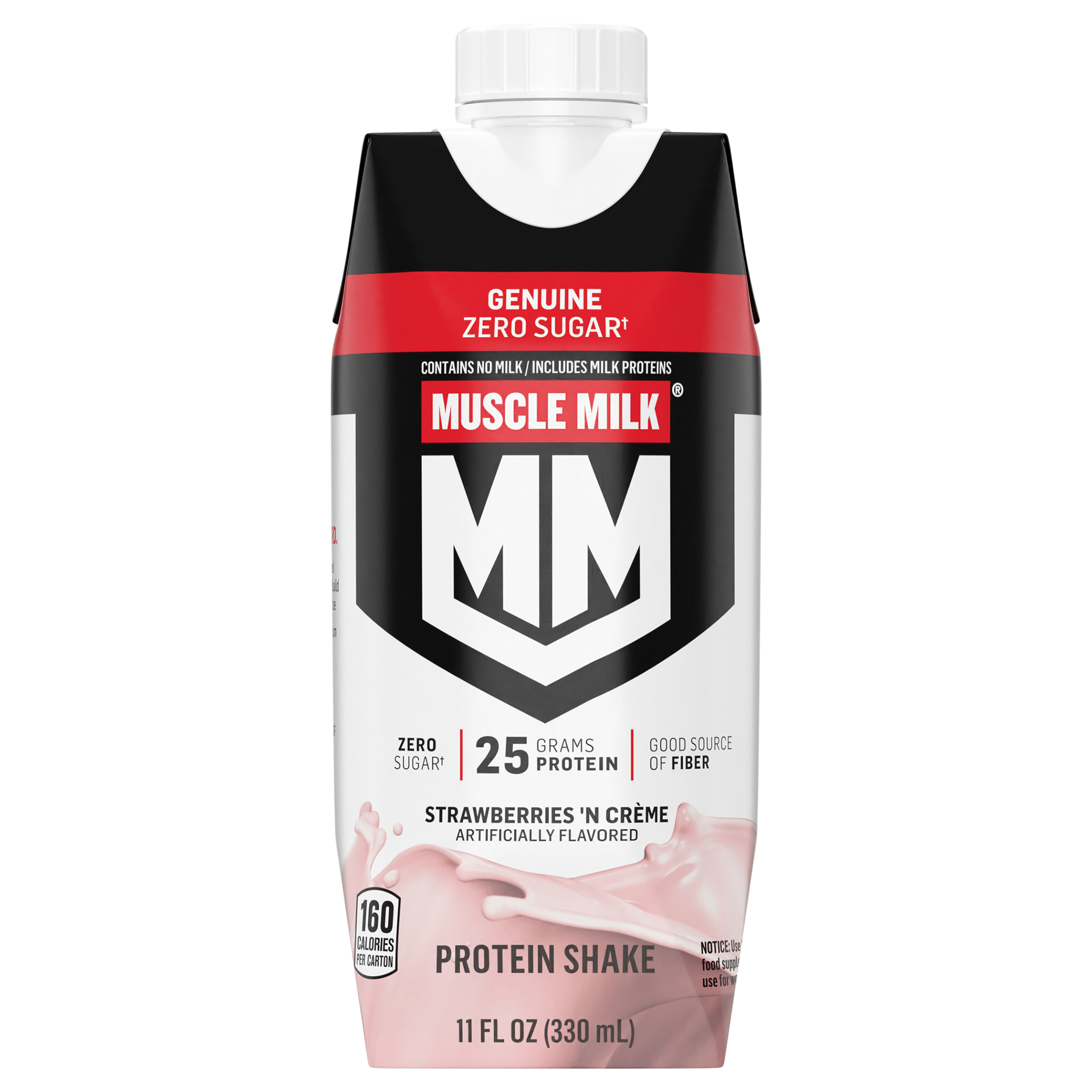 Protein Shake, Zero Sugar, Strawberries 'N Creme, Genuine