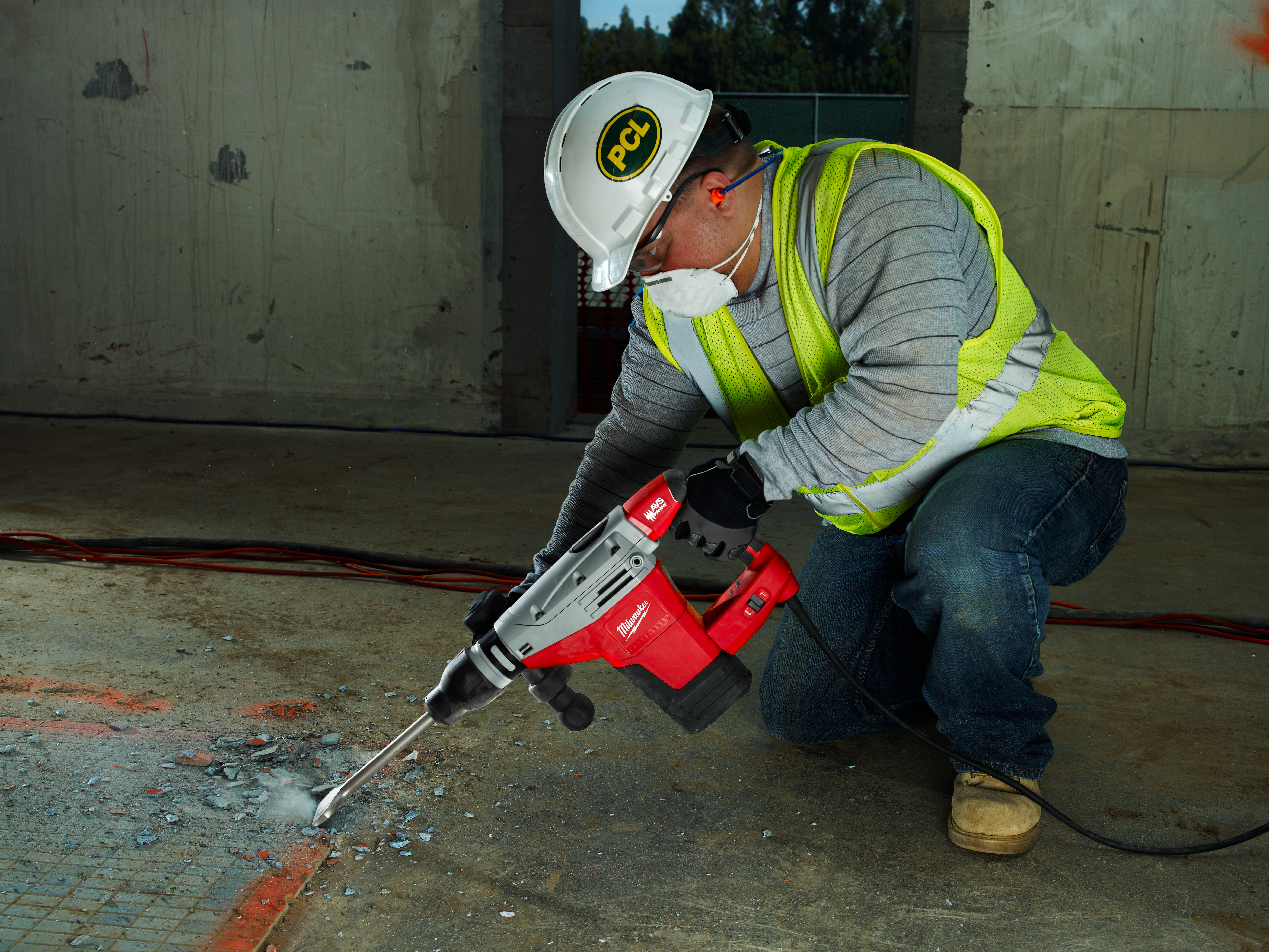 White Cap Milwaukee 1 3 4 Sds Max Demolition Hammer