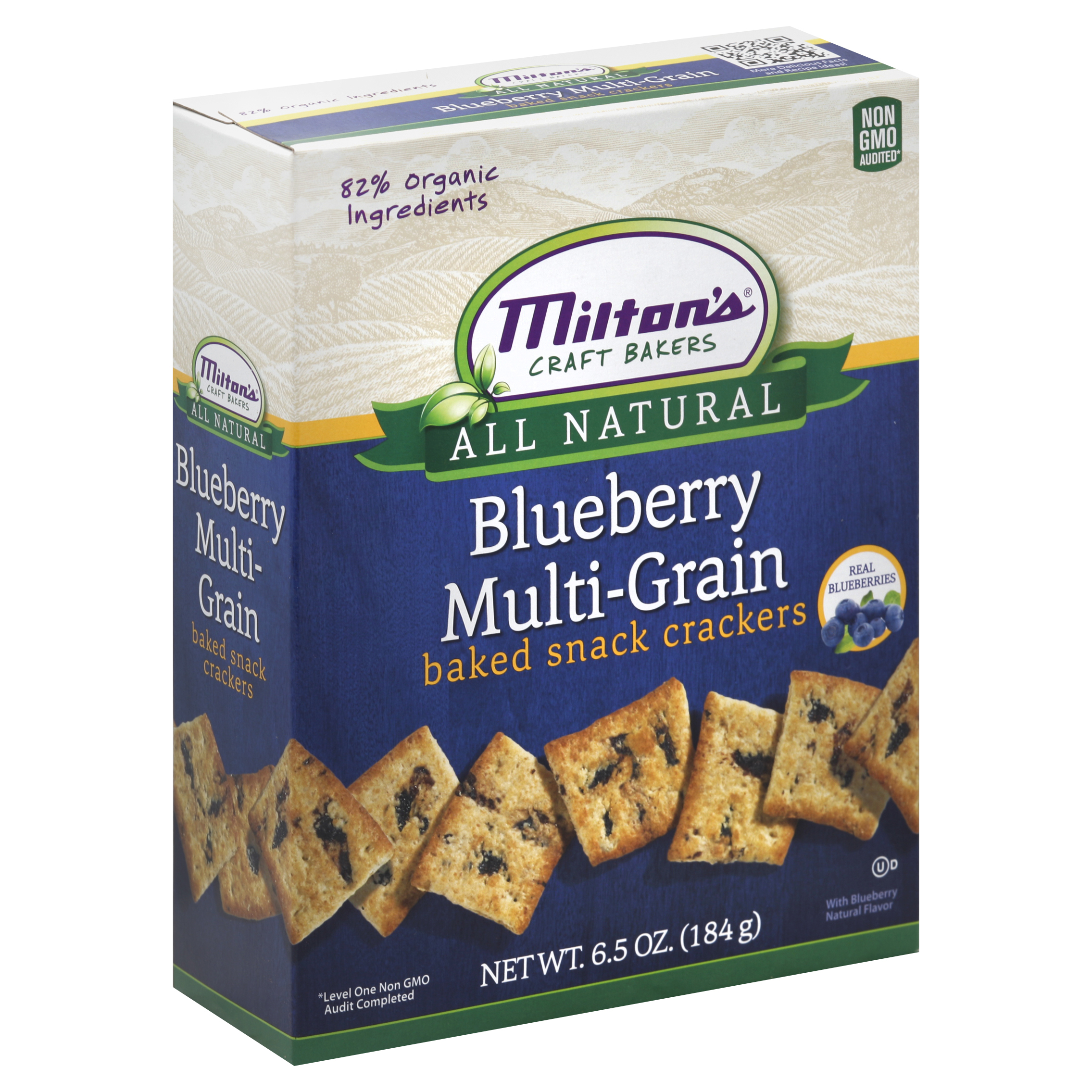 Milton's Baked Snack Crackers 6.5 Oz
