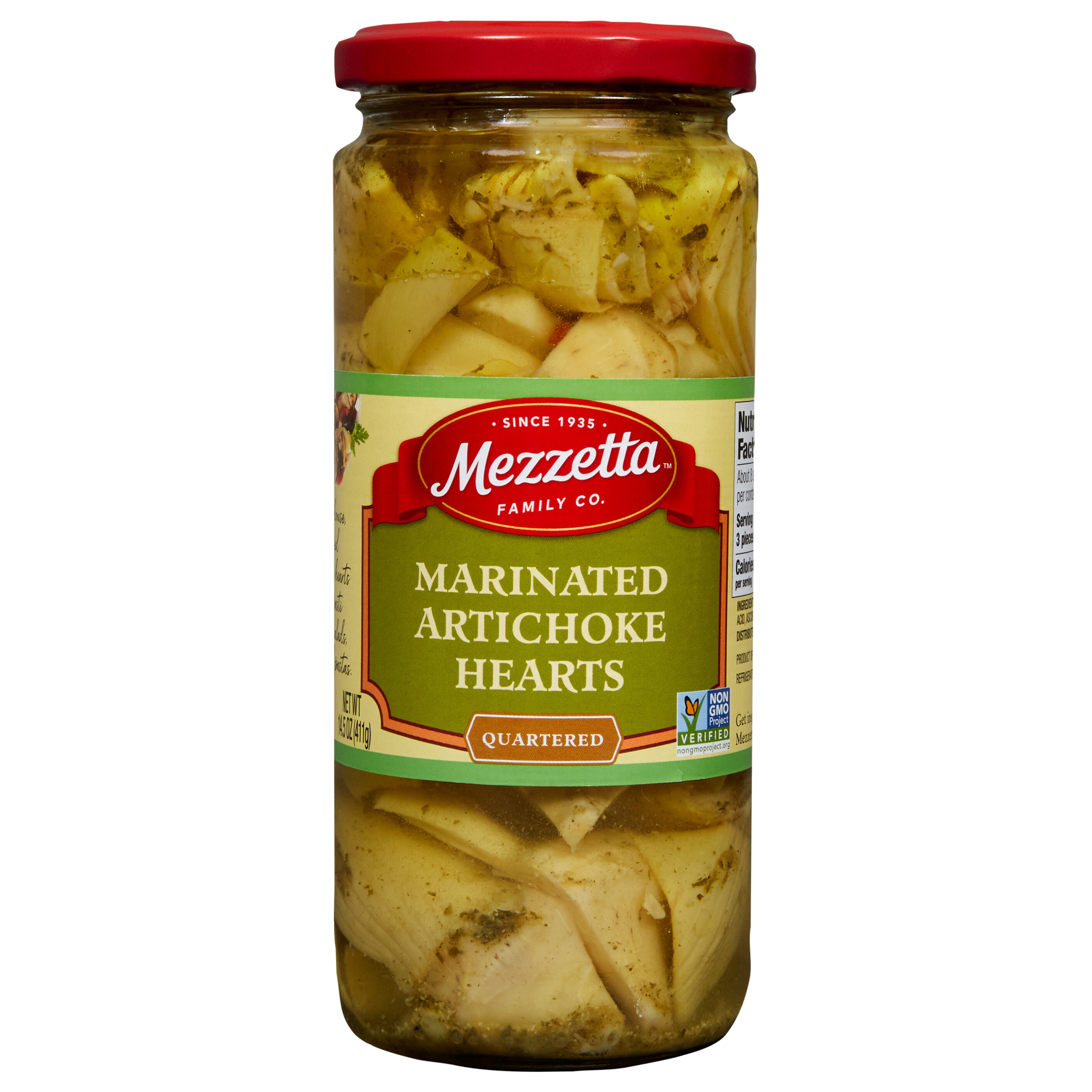 Artichoke Hearts, Quartered, Marinated