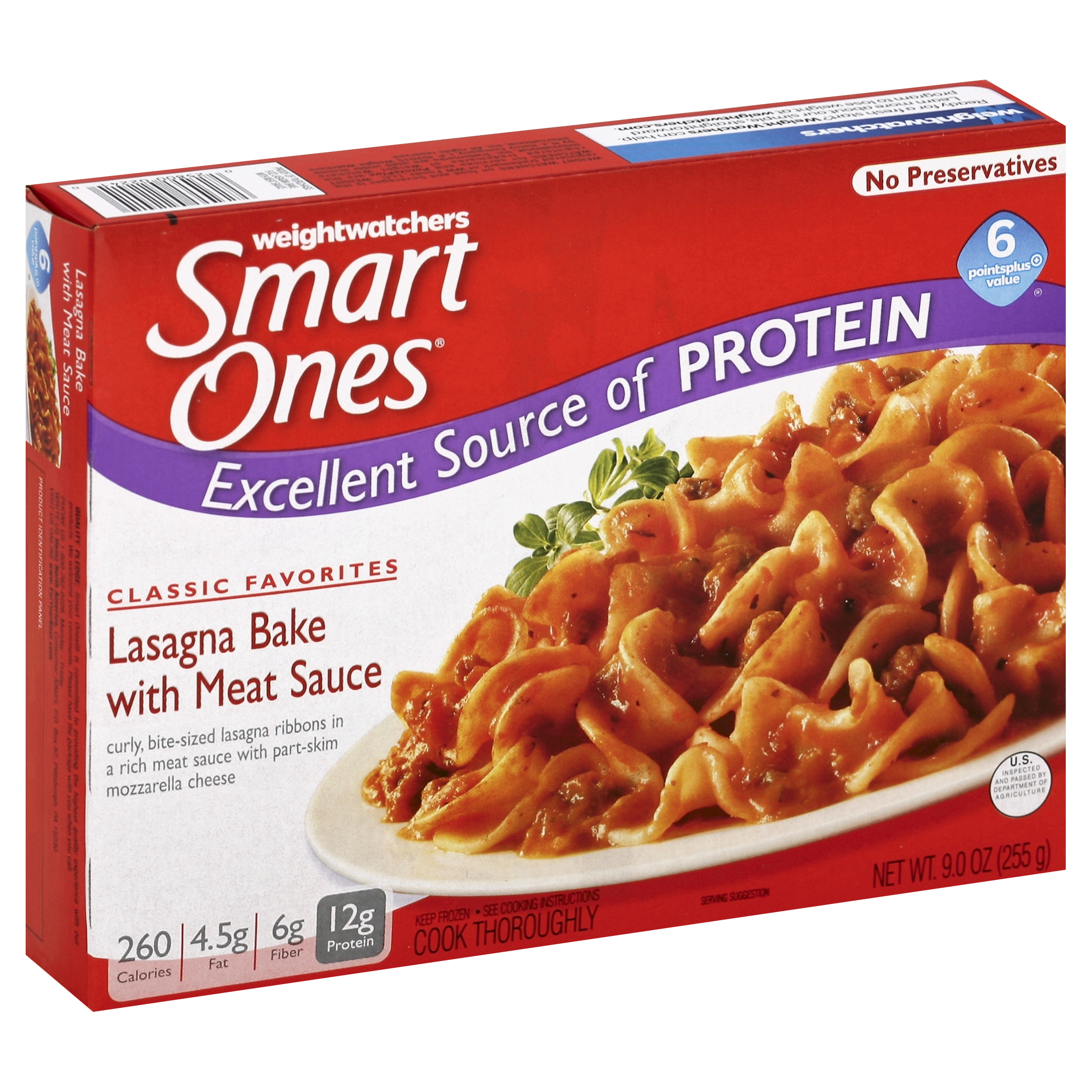Smart Ones Classic Favorites Lasagna Bake 9 Oz