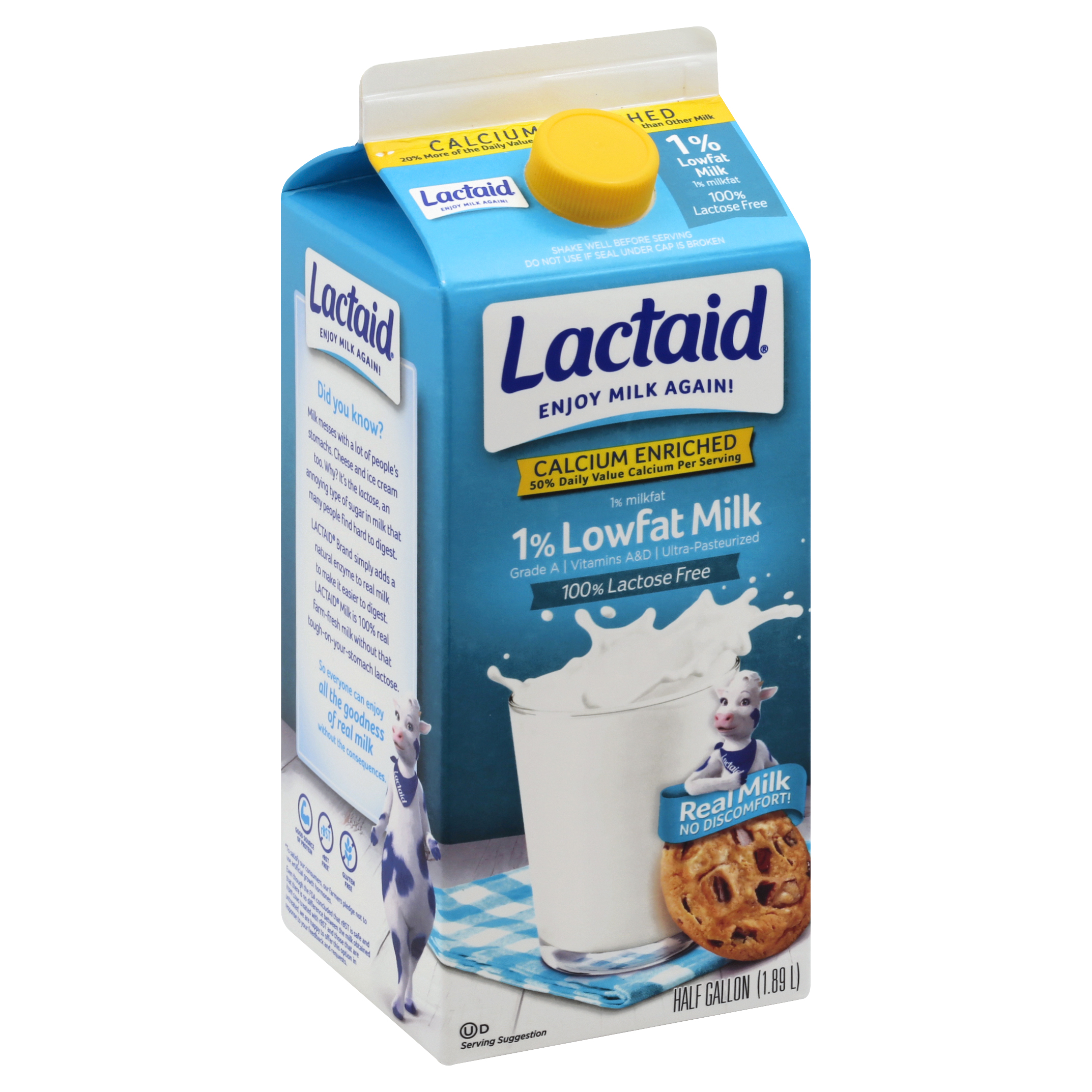 Lactaid Milk 0.5 Gl