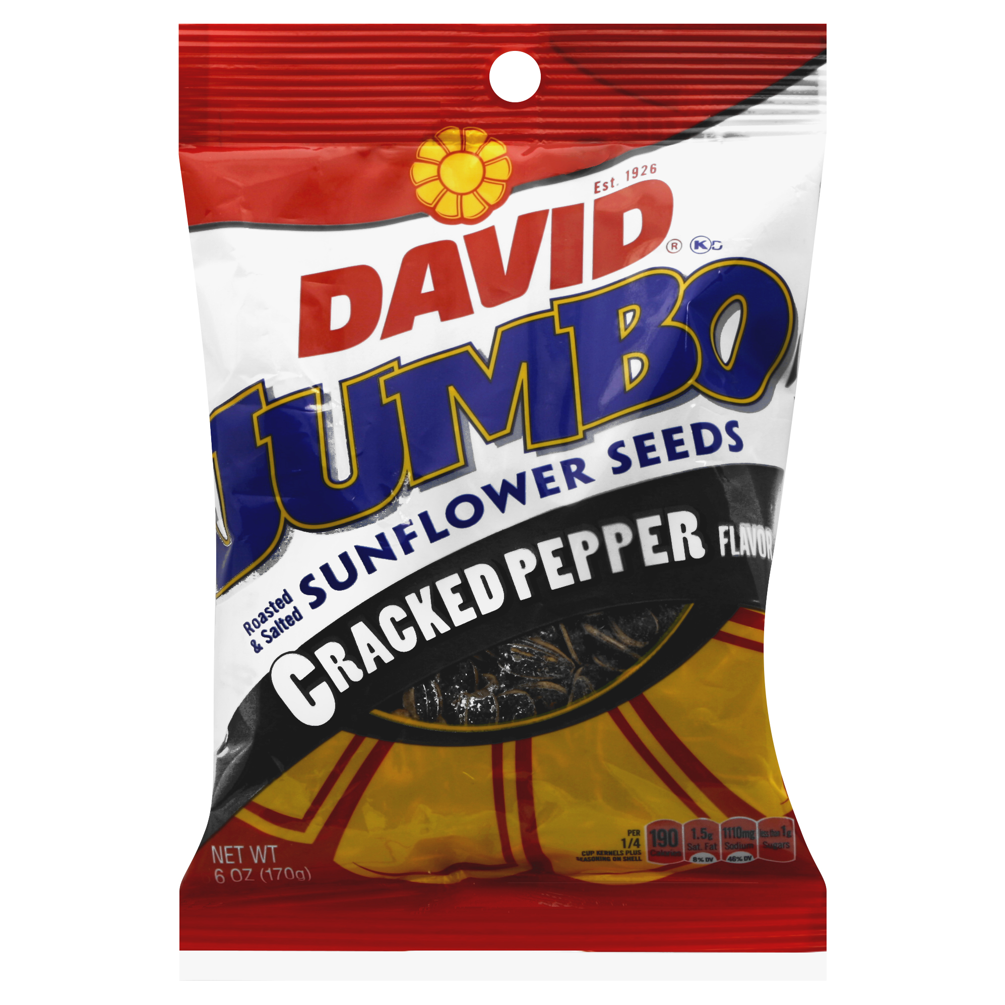 David Sunflower Seeds 6 Oz