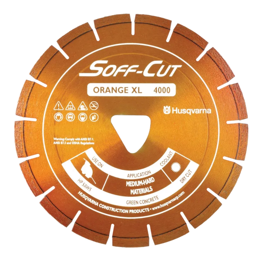 Husqvarna Soff Cut Orange Excel 4000 10"X.100 Diamond Blade