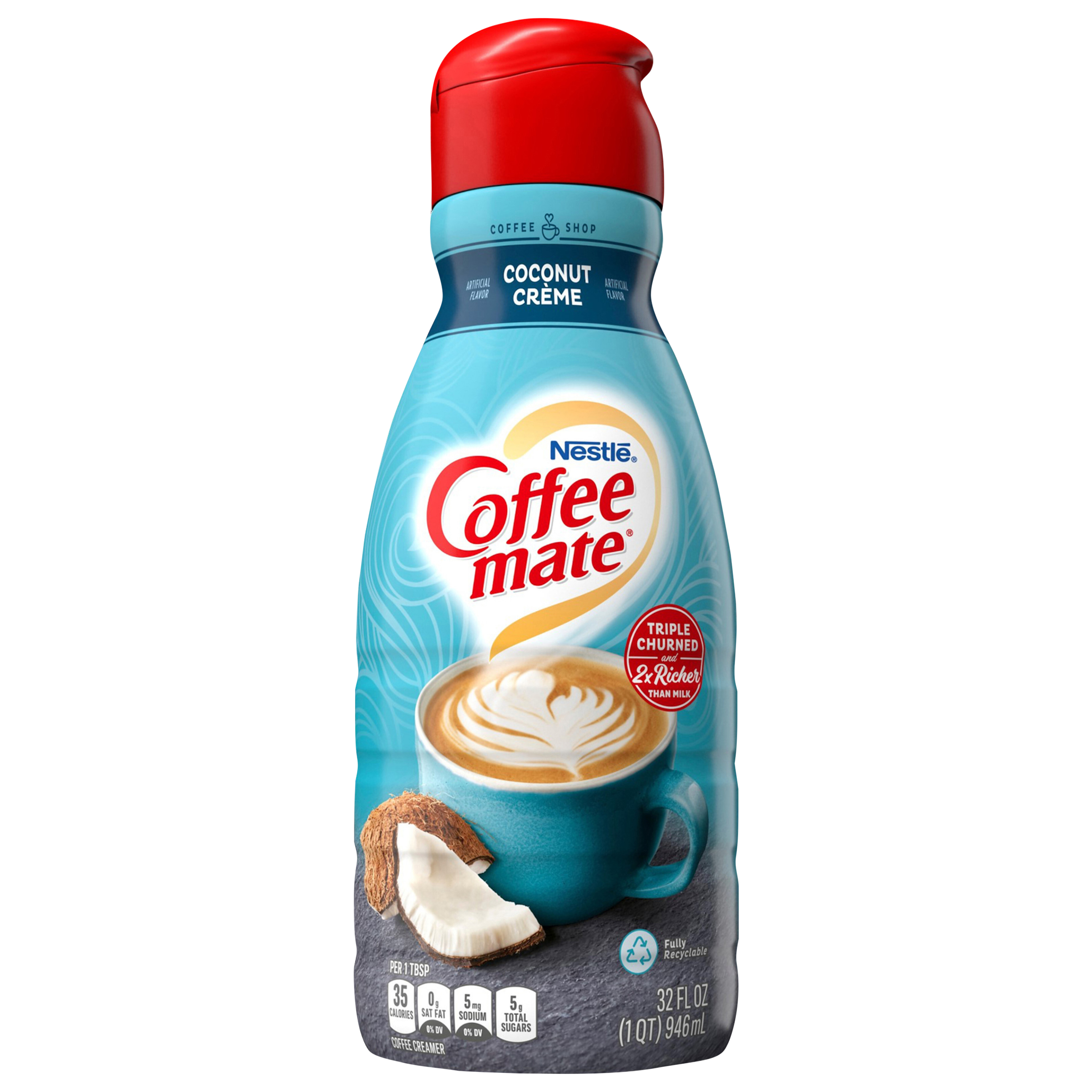 Top 50 most popular: coffee creamer