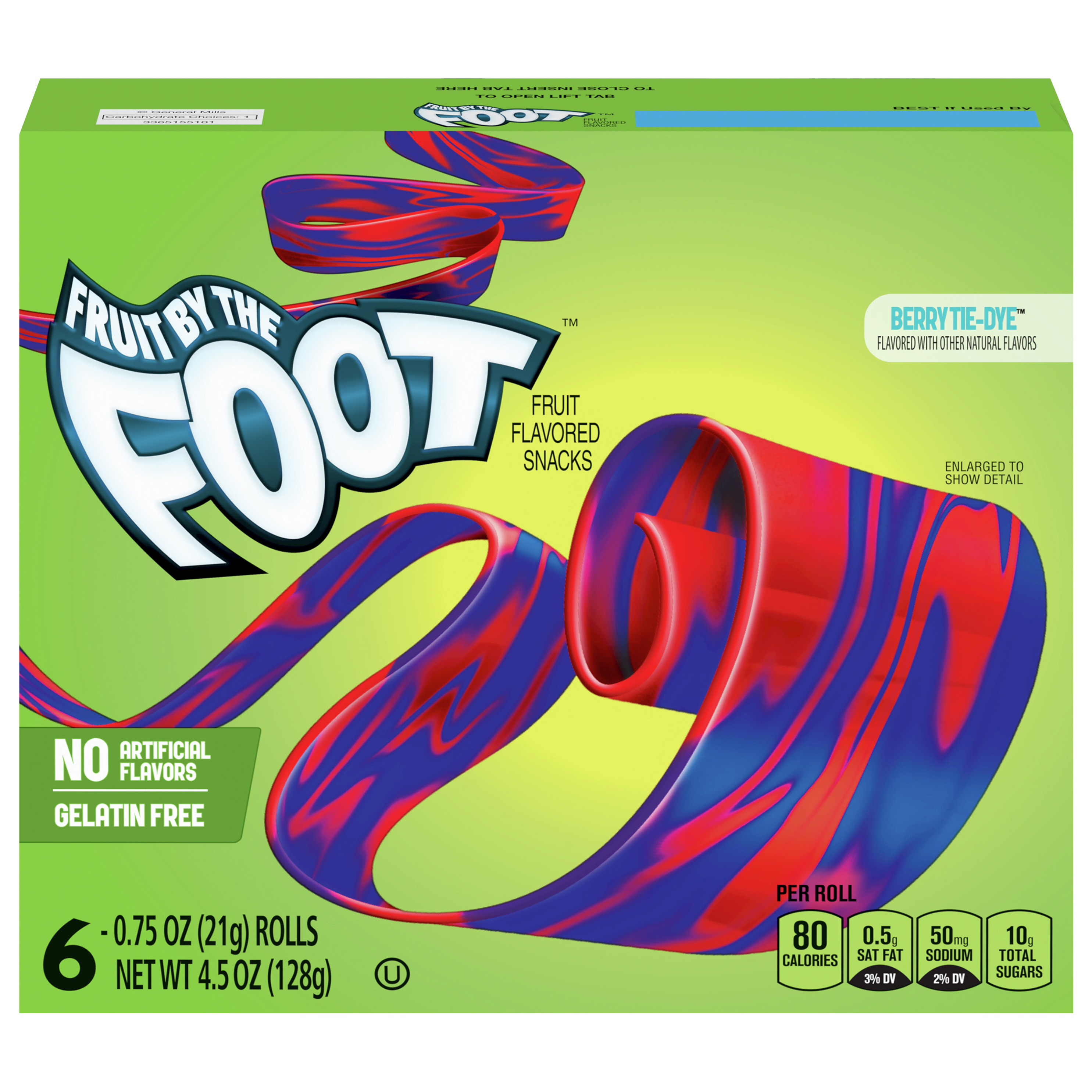 Fruit Flavored Snacks, Berrytie-Dye, Gelatin Free