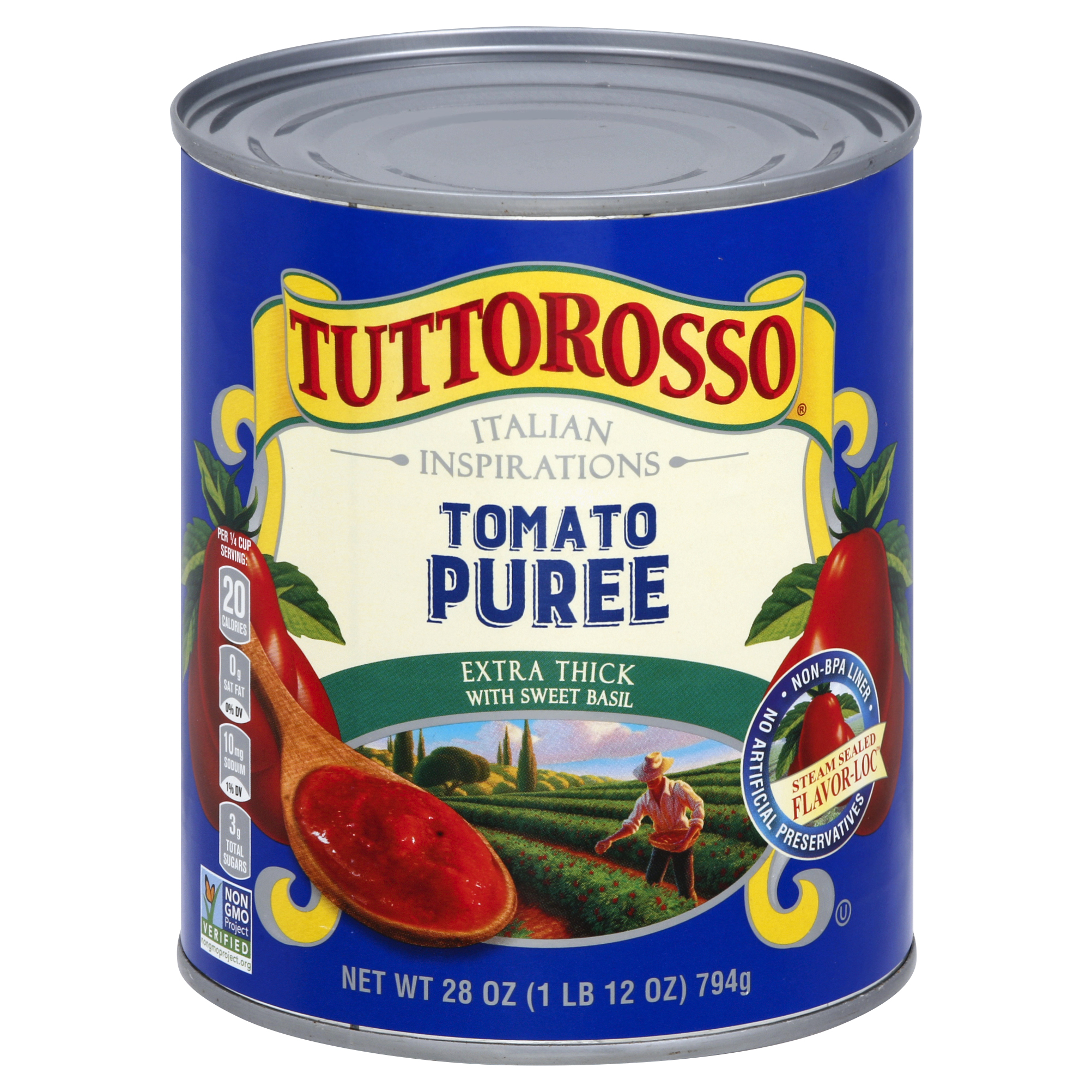 Tuttorosso Tomato Puree 28 Oz