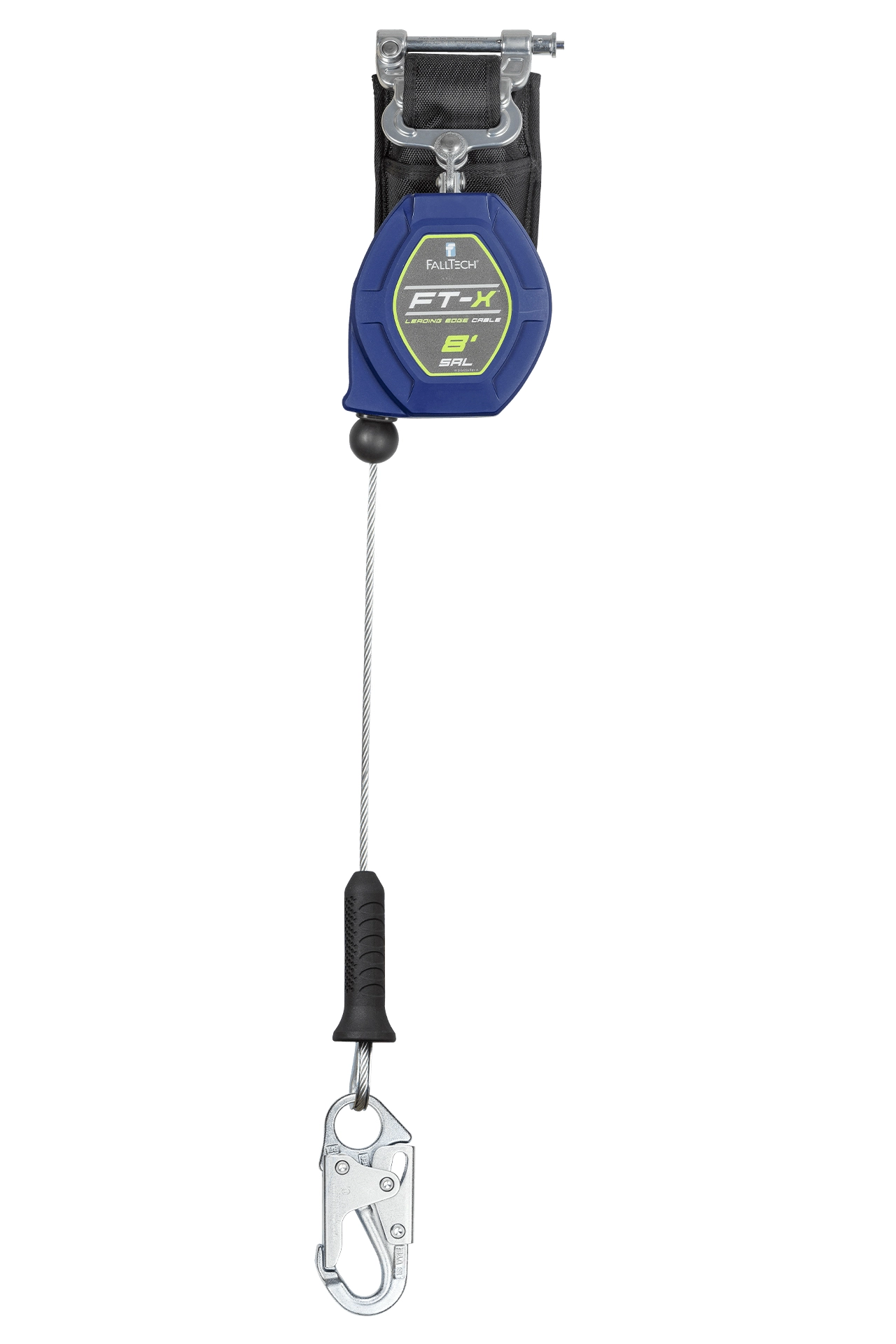 White Cap | FallTech FT-X 8' Cable Class 2 Single-Leg Leading Edge