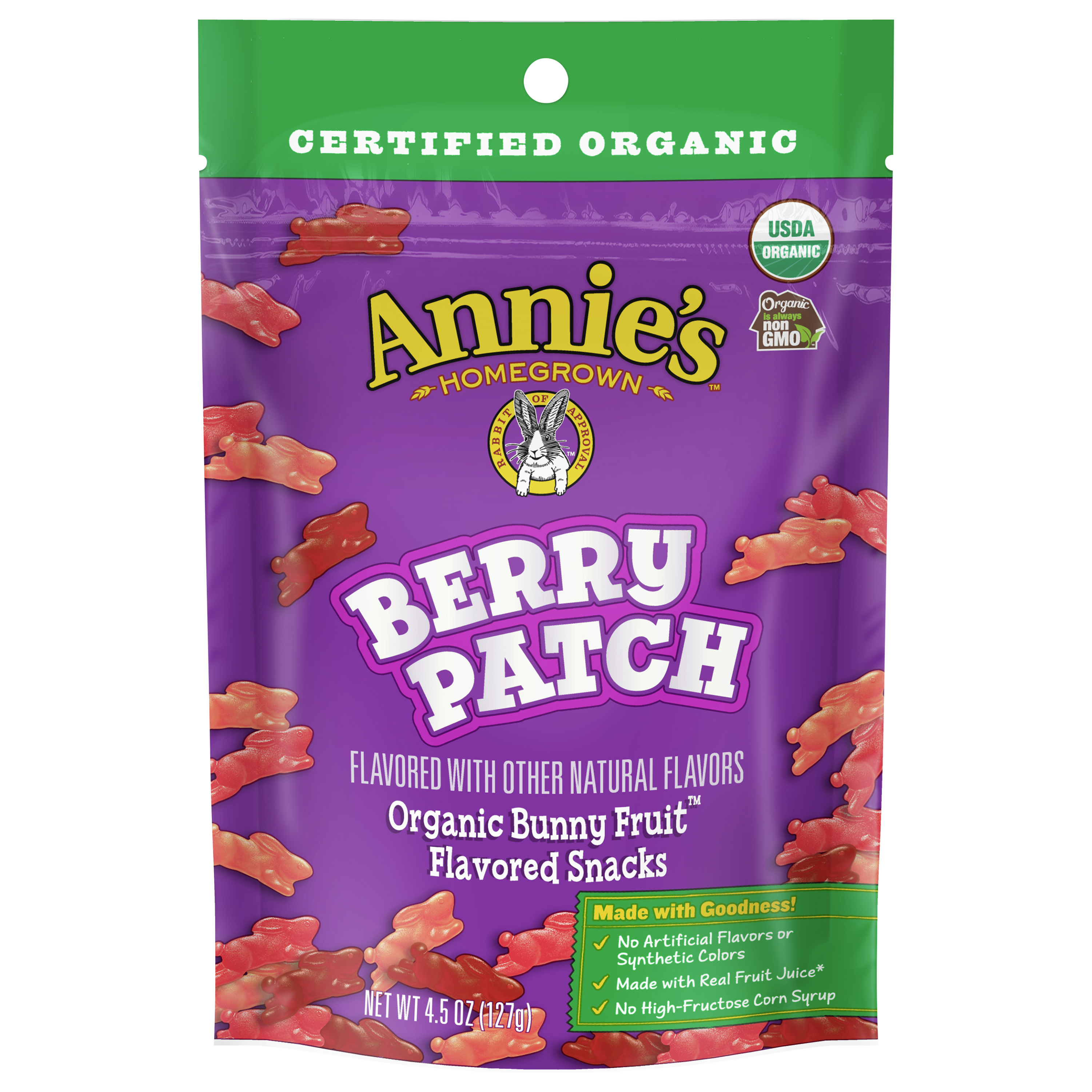 Fruit Flavored Snacks, Berry Patch, Bunny
