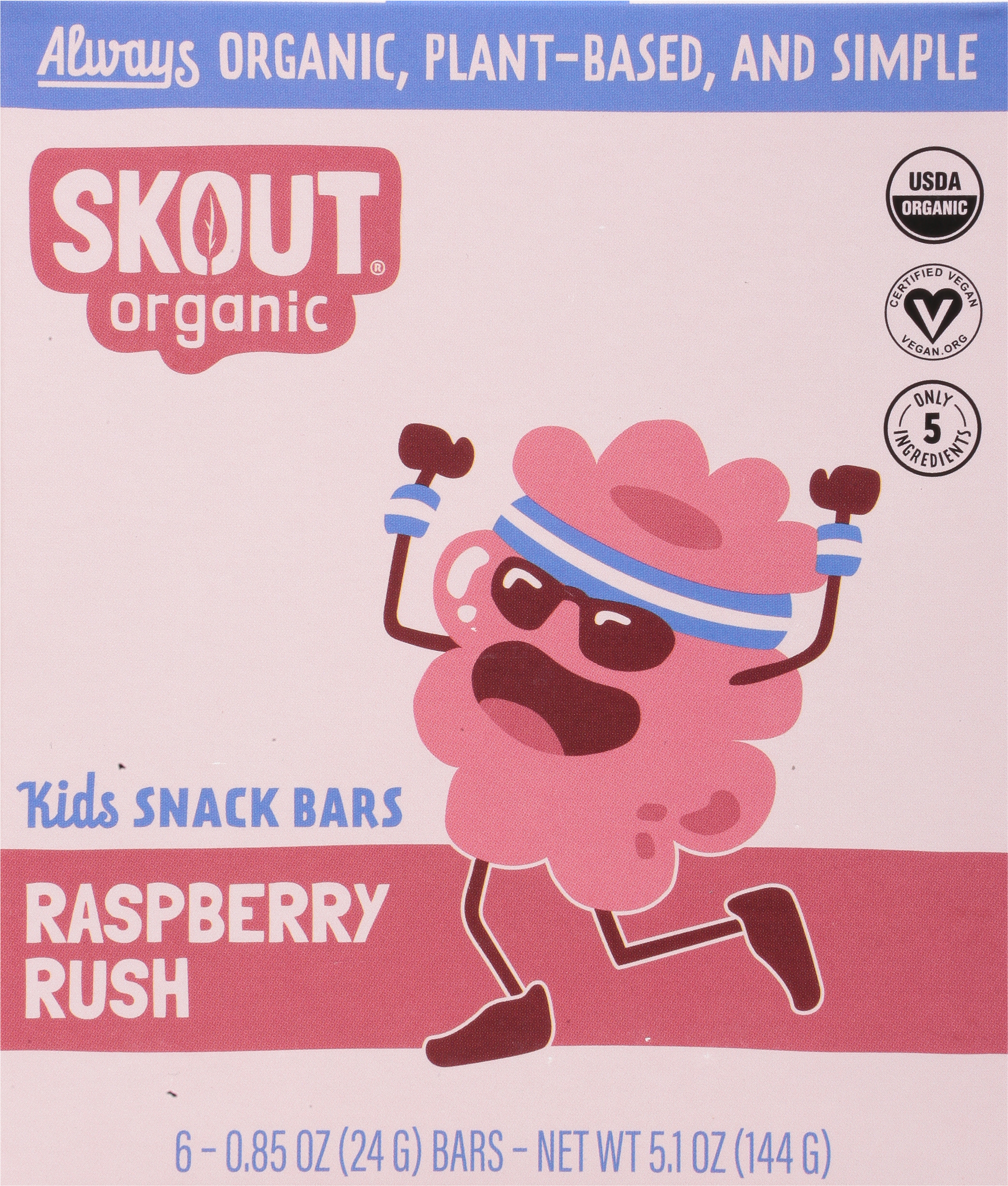 Snacks Bars, Raspberry Rush, Kids