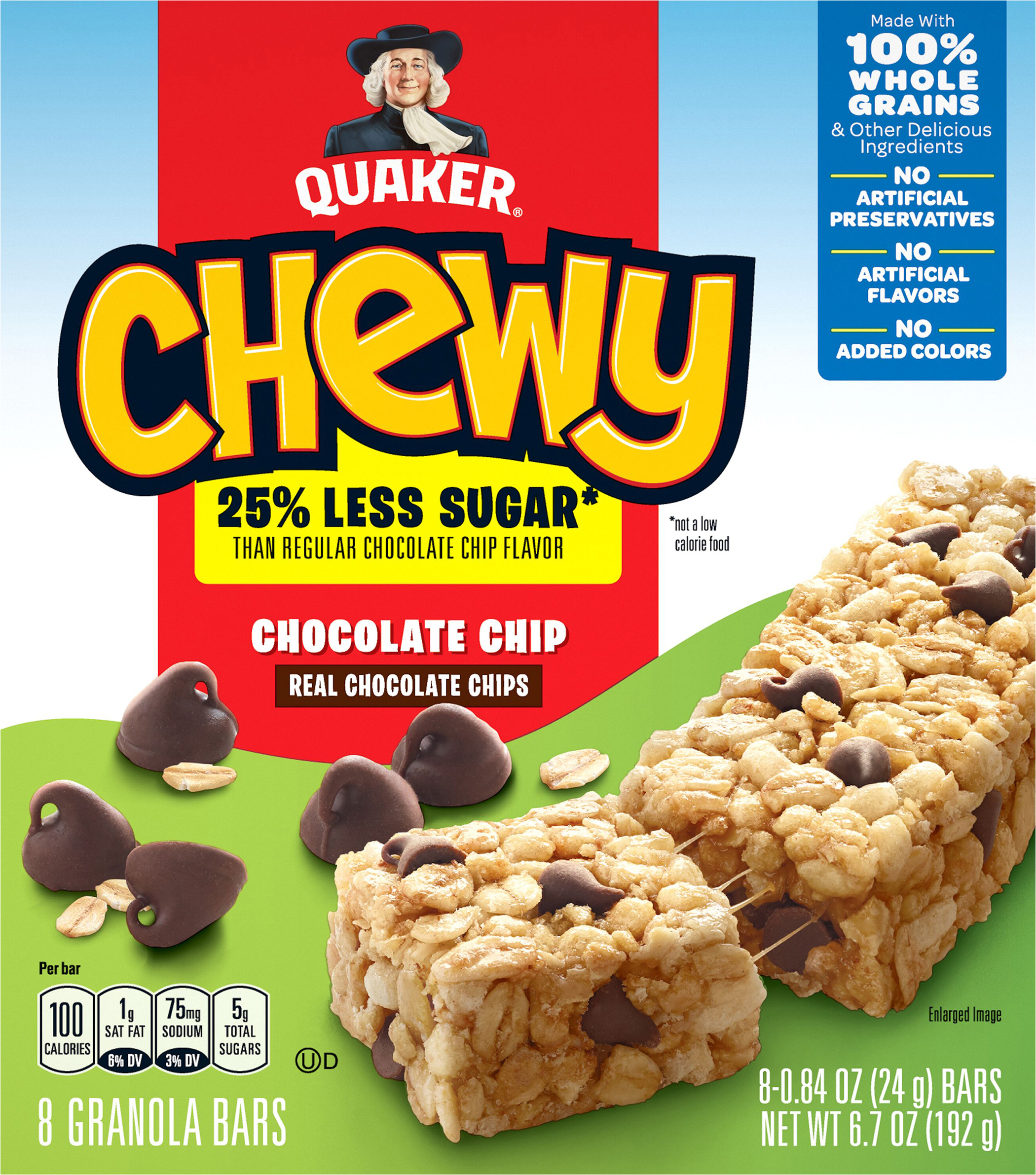 Granola Bars, Chocolate Chip