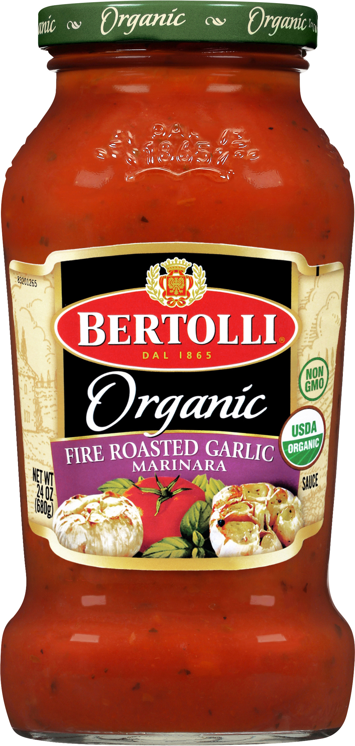 Sauce, Organic, Fire Roasted Garlic Marinara