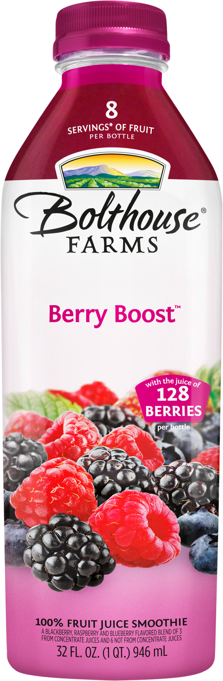 100% Fruit Juice Smoothie, Berry Boost