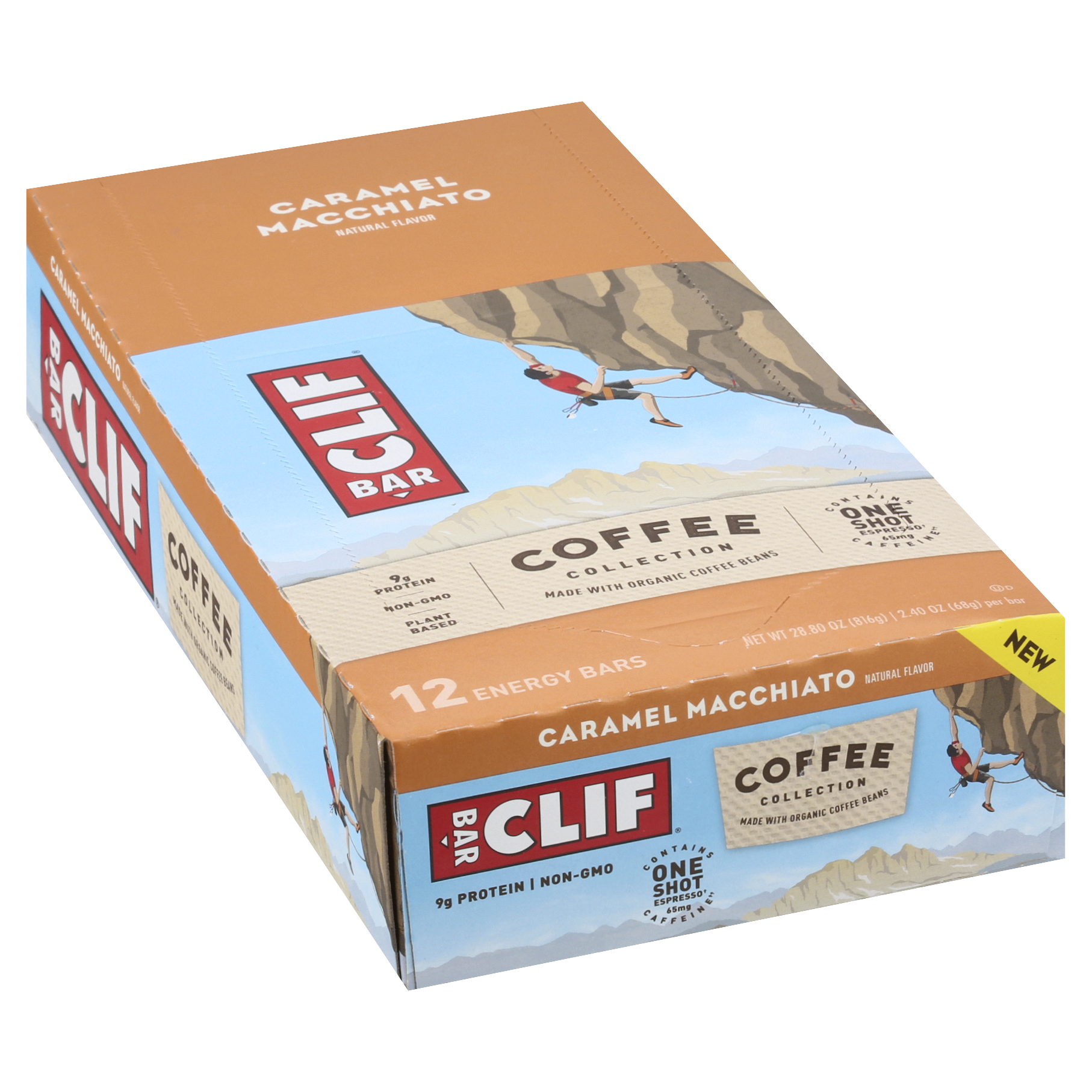 Clif Bar Caramel Macchiato Energy Bar 12 Ea