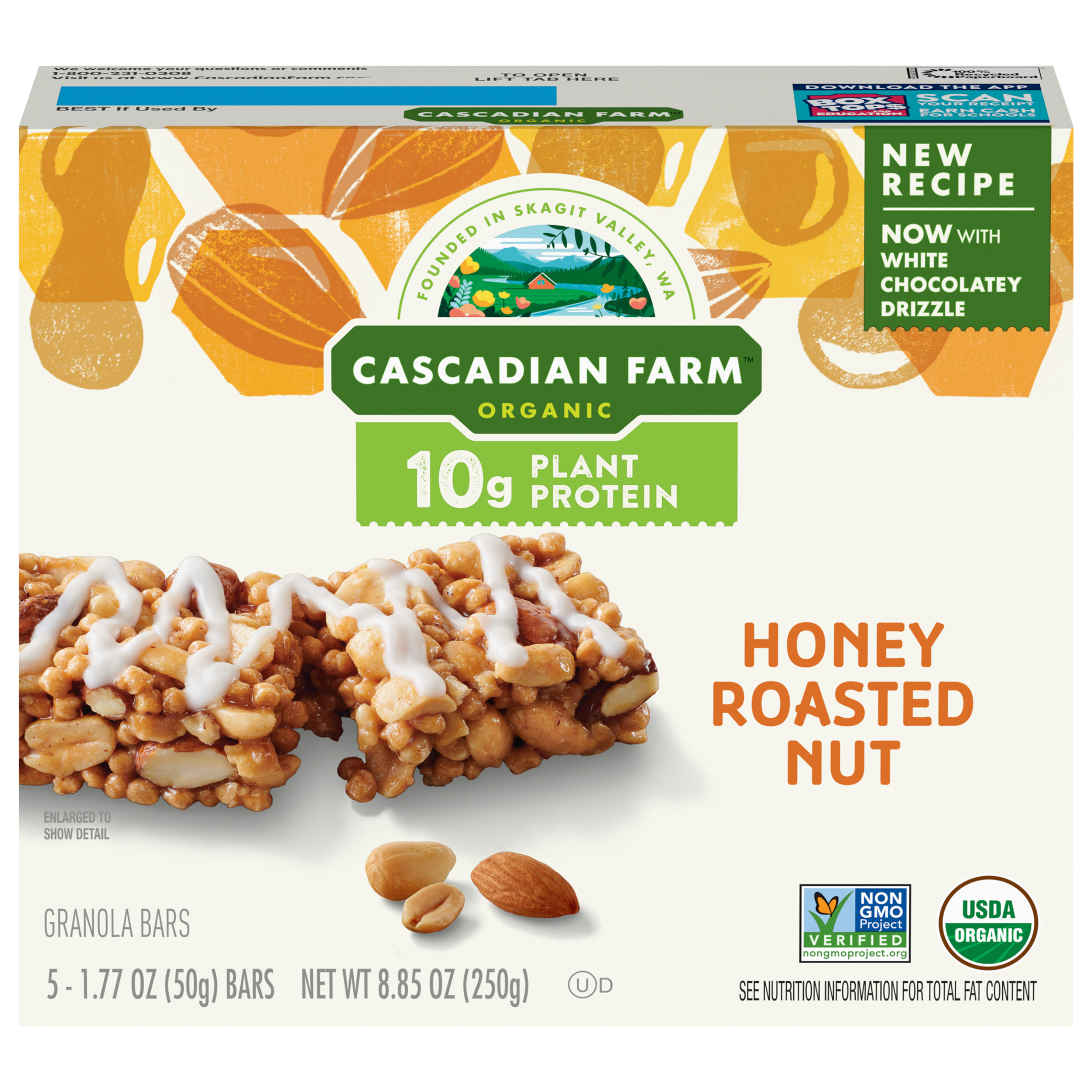 Granola Bars, Organic, Honey Roasted Nut