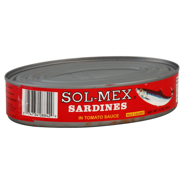 Sol-mex Sardines 15 Oz