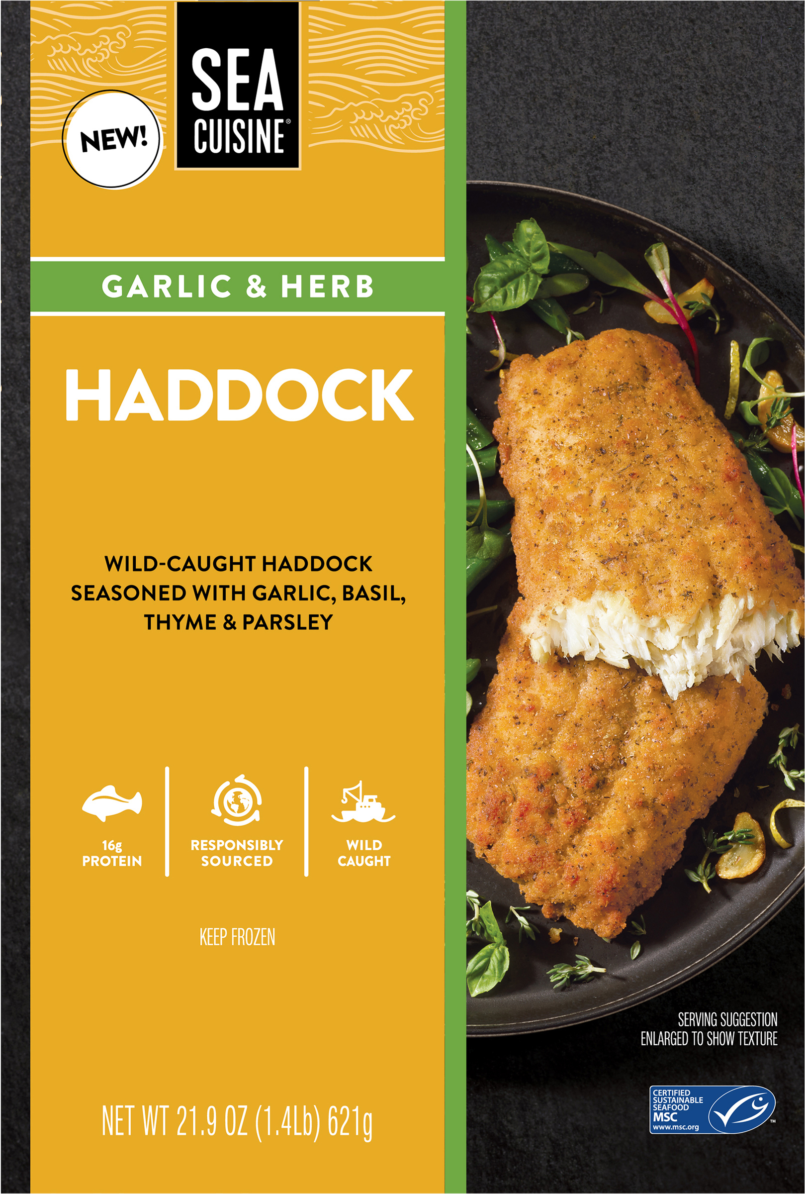 Haddock, Garlic & Herb