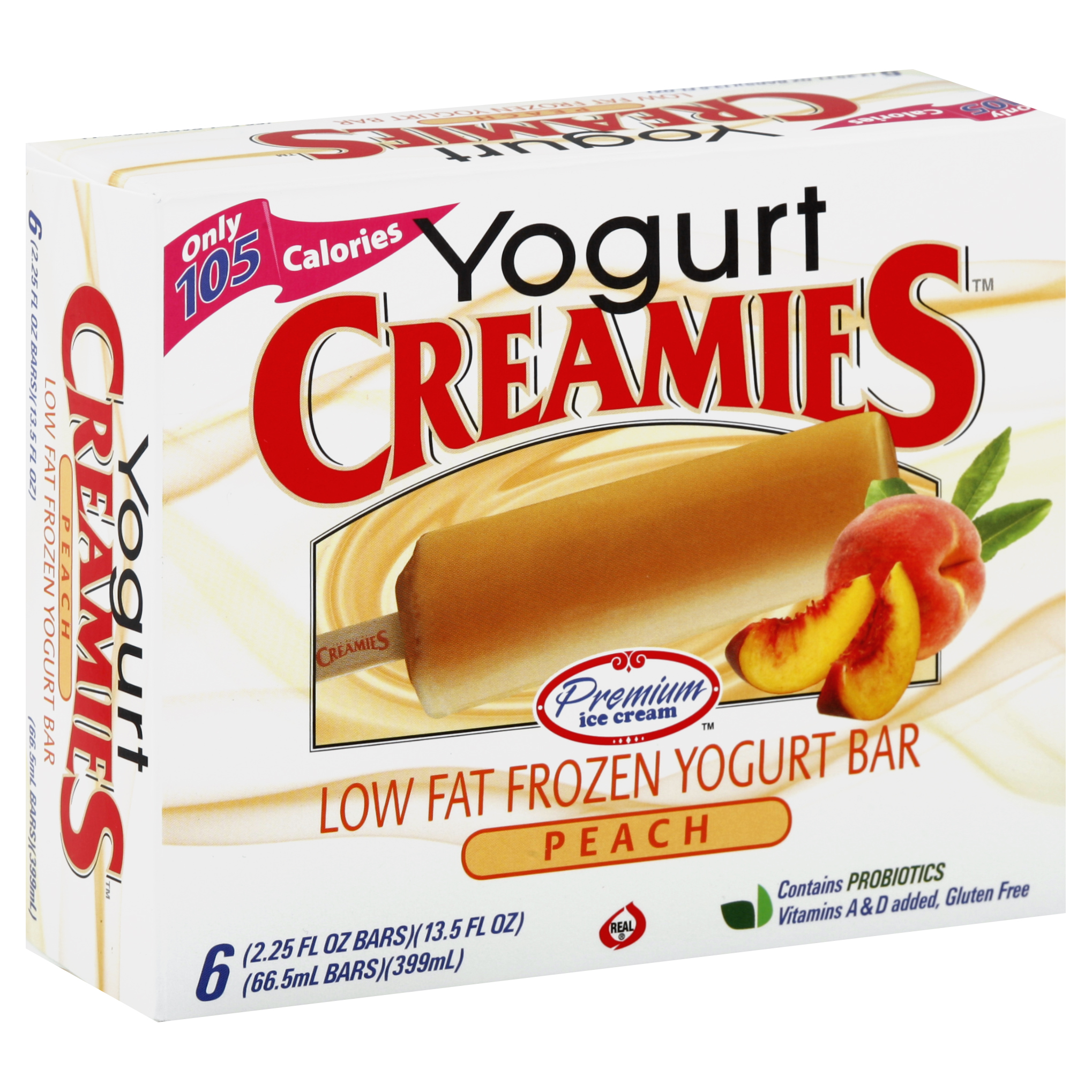 Creamies Frozen Yogurt Bar 6 Ea