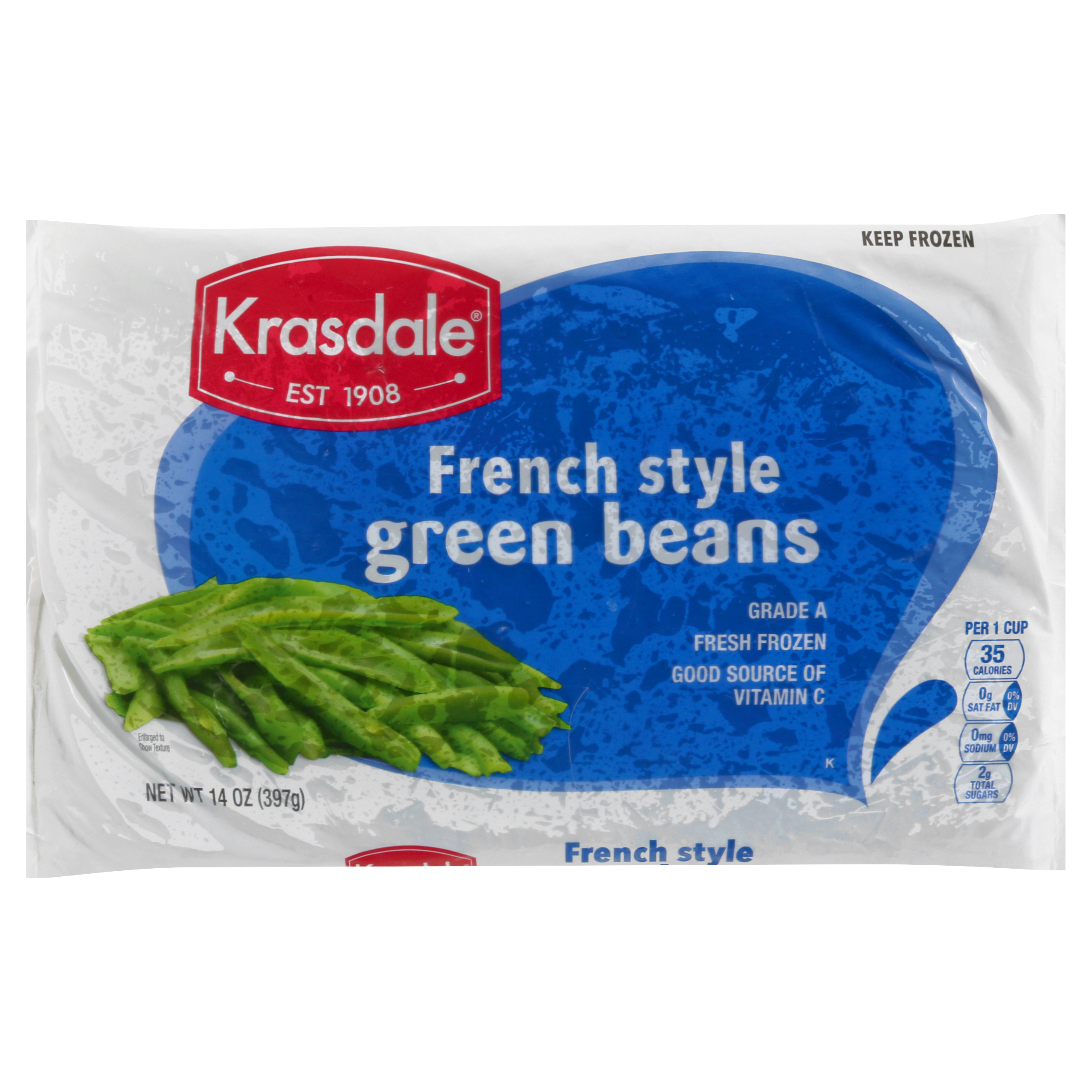 Krasdale French Style Green Beans 14 Oz