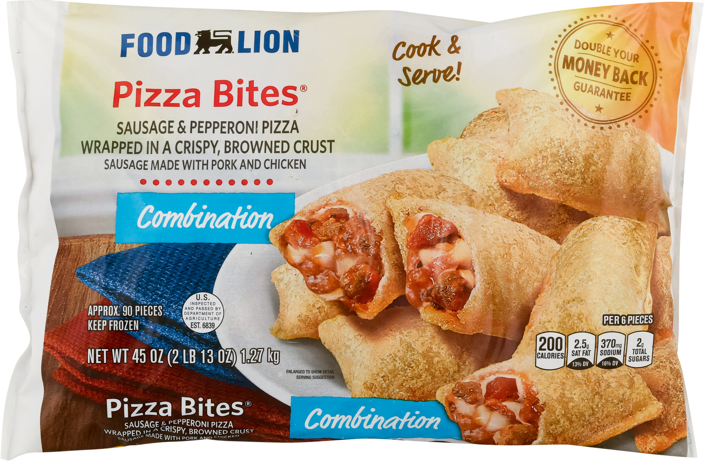 Pizza Bites, Combination