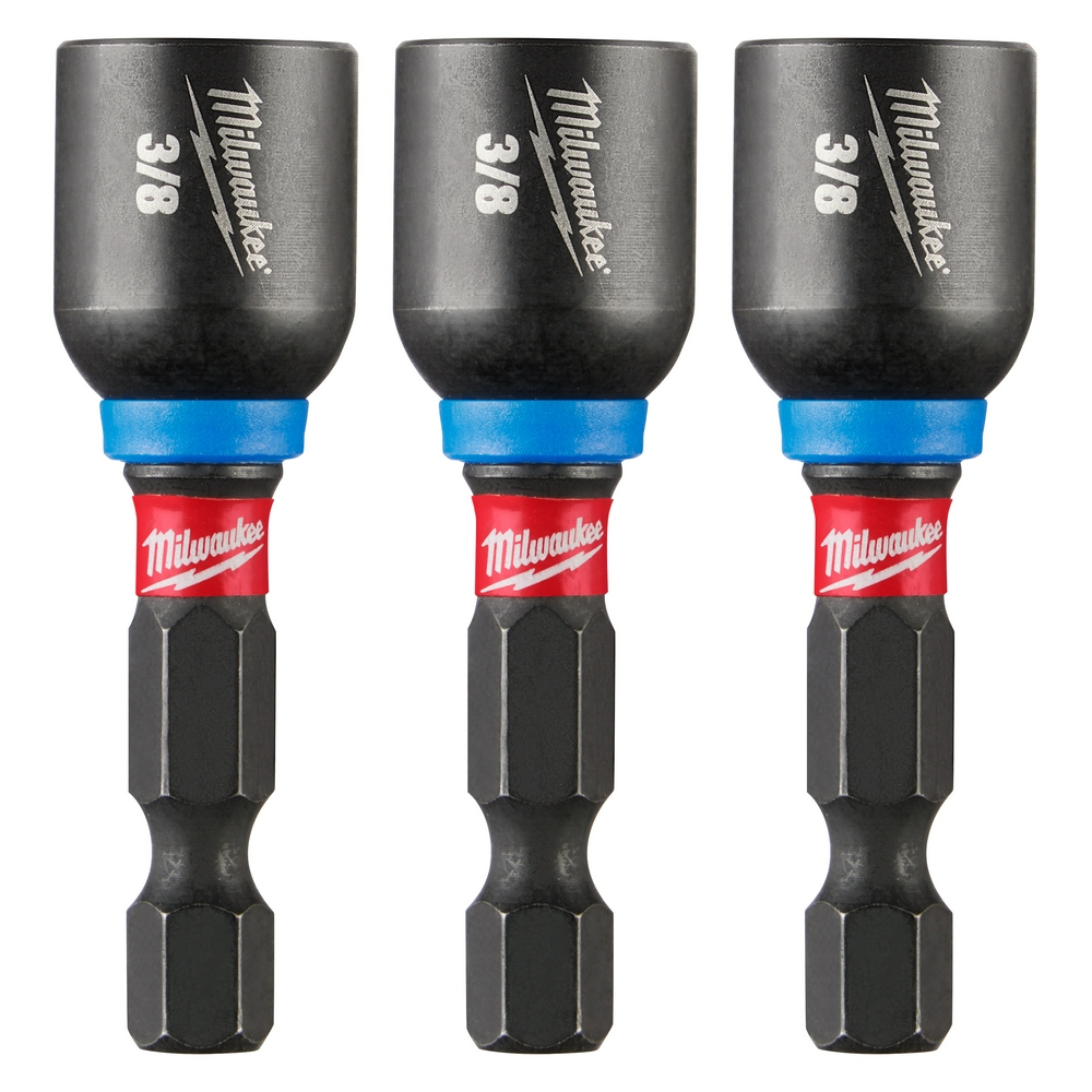 thumbnail image 2 of Milwaukee Shockwave Magnetic Nut Driver Bit Set (3-Pack) - 5/16" X 1-7/8" Impact Rated 2 of 4