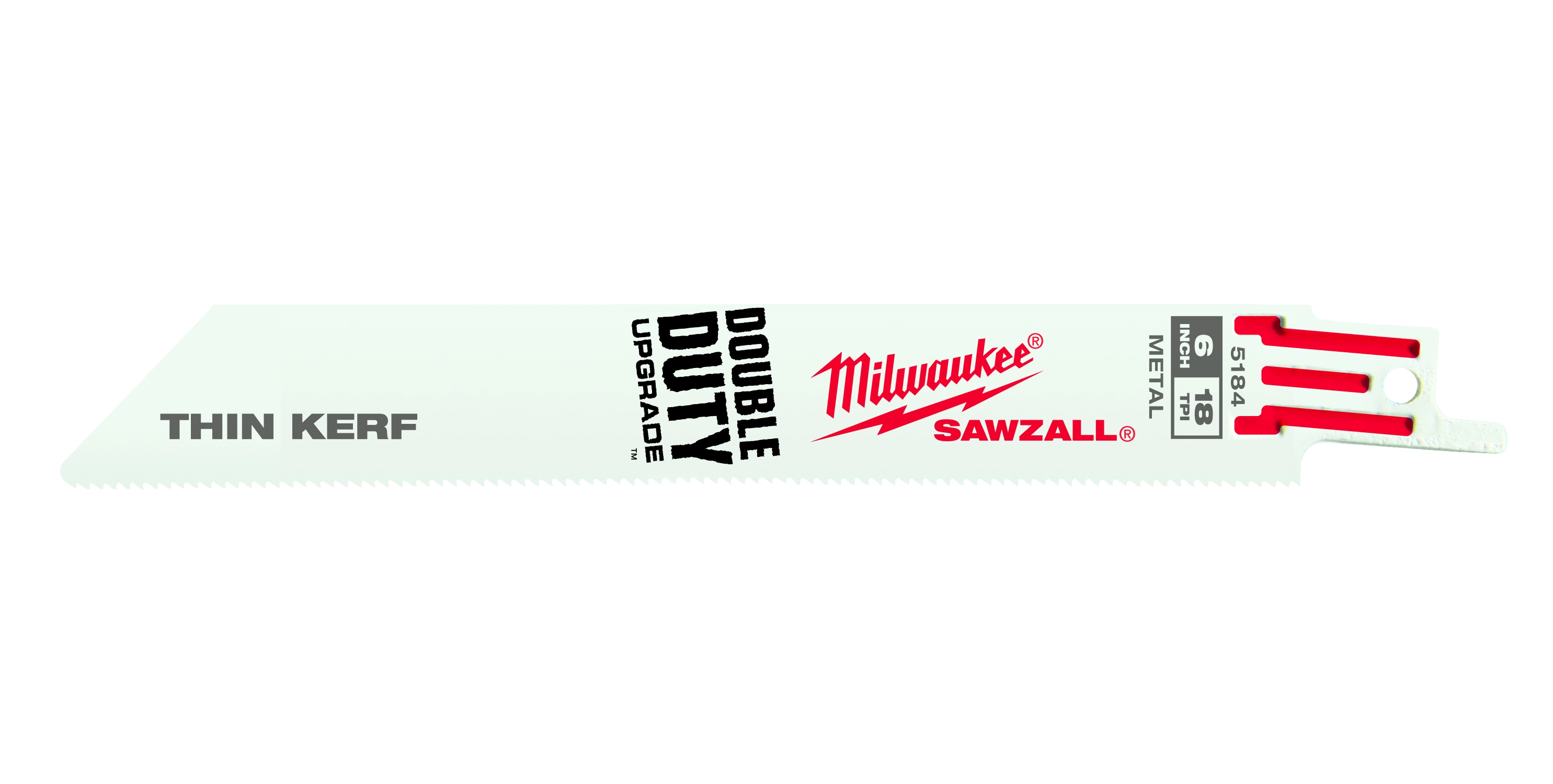 Milwaukee 6" 18Tpi Thin Kerf Sawzall Blade