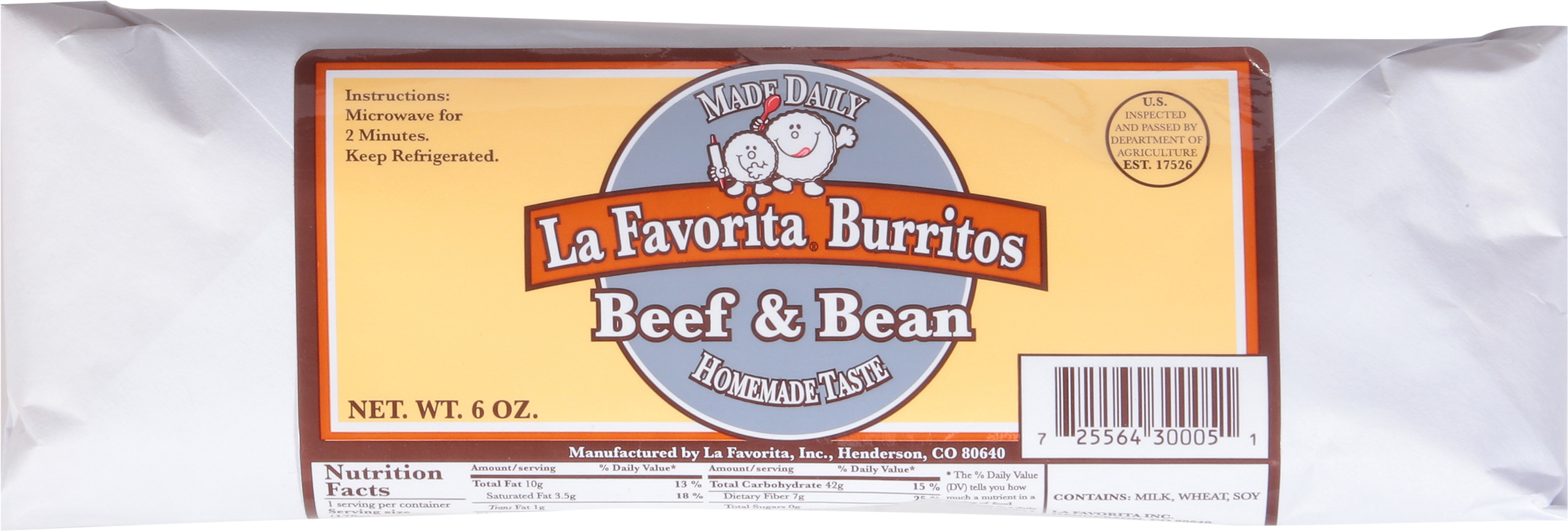 Burritos, Beef & Bean