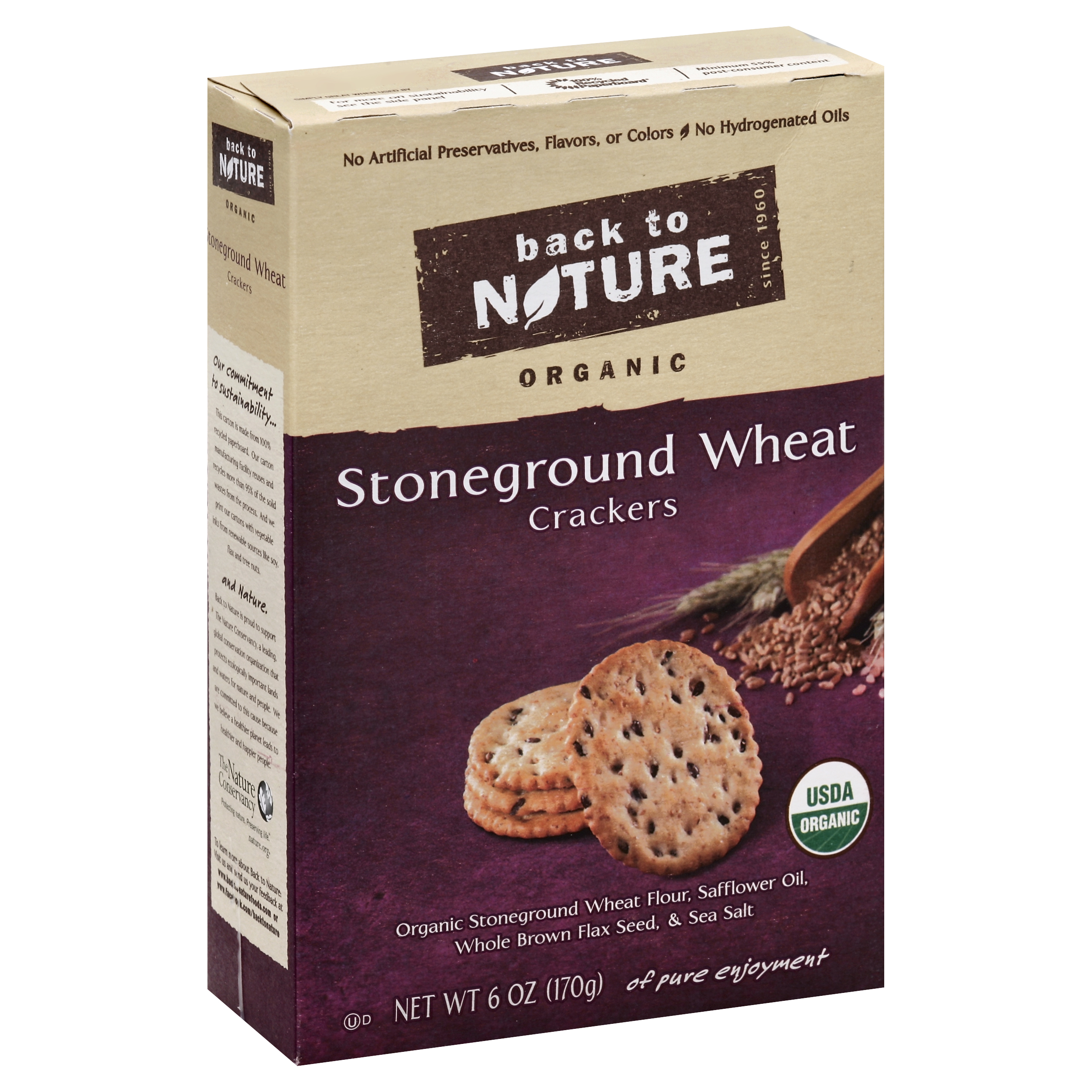 Back To Nature Crackers 6 Oz