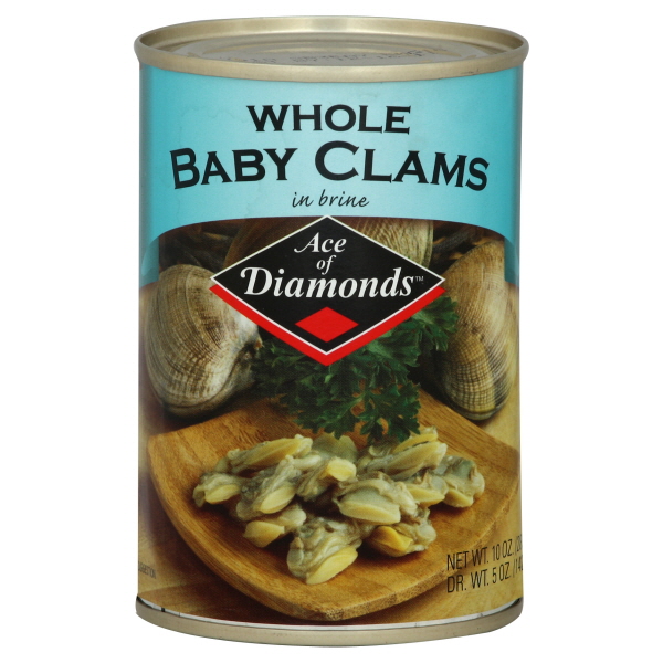 Ace Of Diamonds Baby Clams 10 Oz
