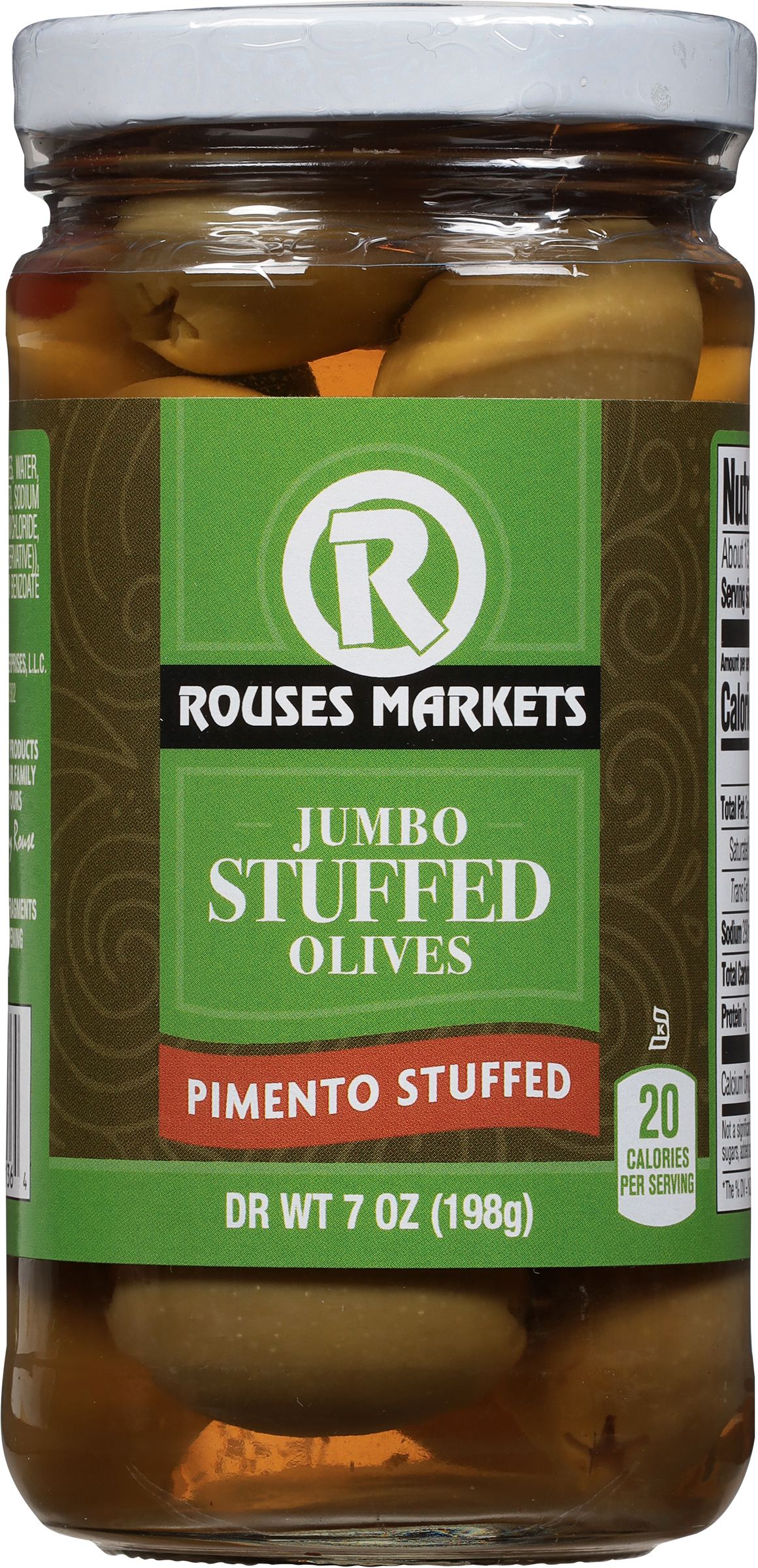 Olives, Pimento Stuffed, Jumbo, Stuffed