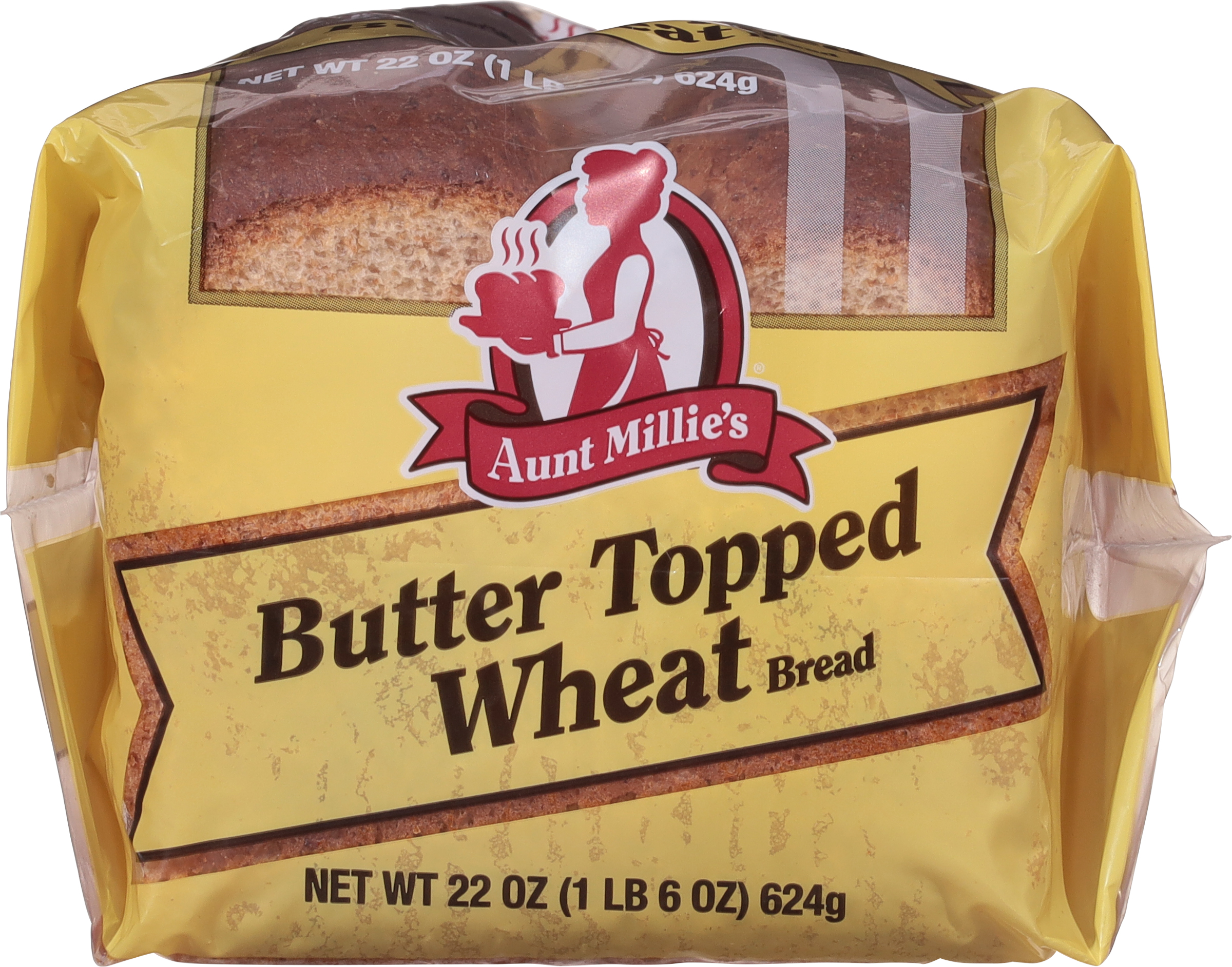 Bread, Wheat, Butter Topped