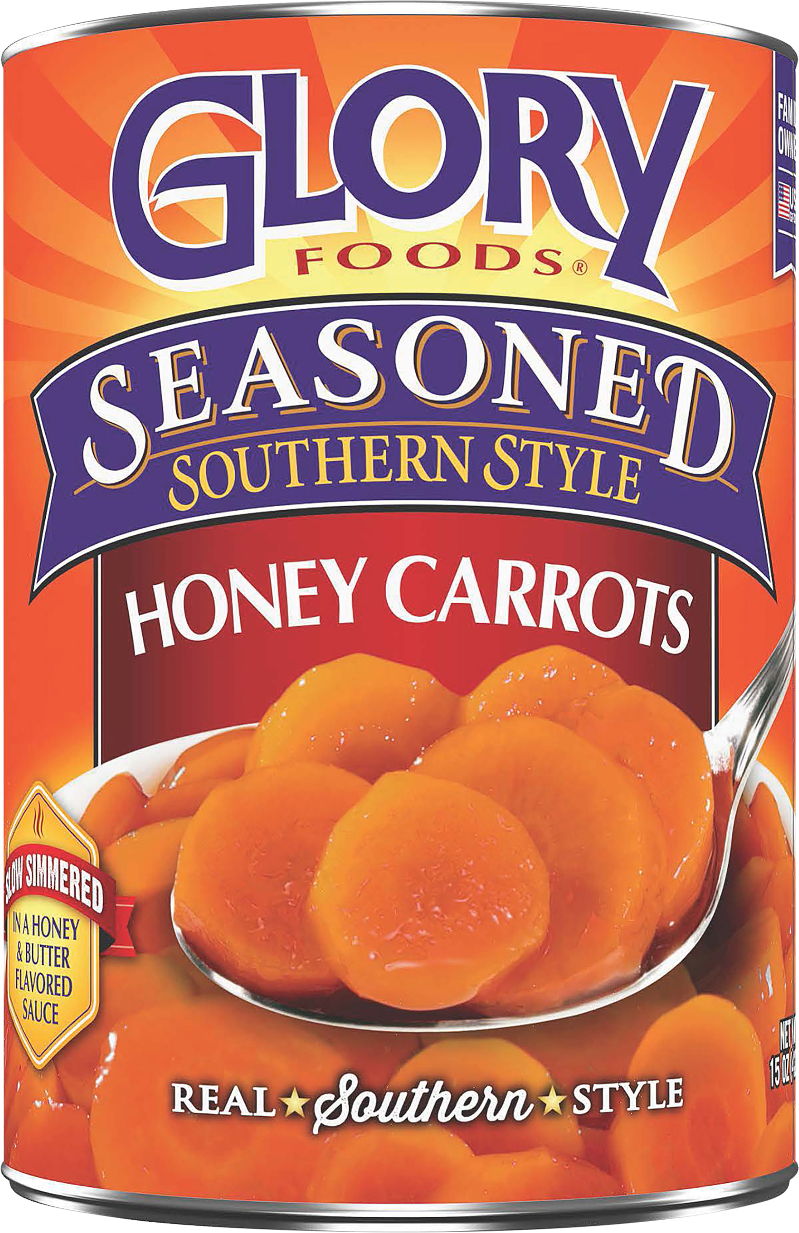 Honey Carrots, Southern Style, Seasoned