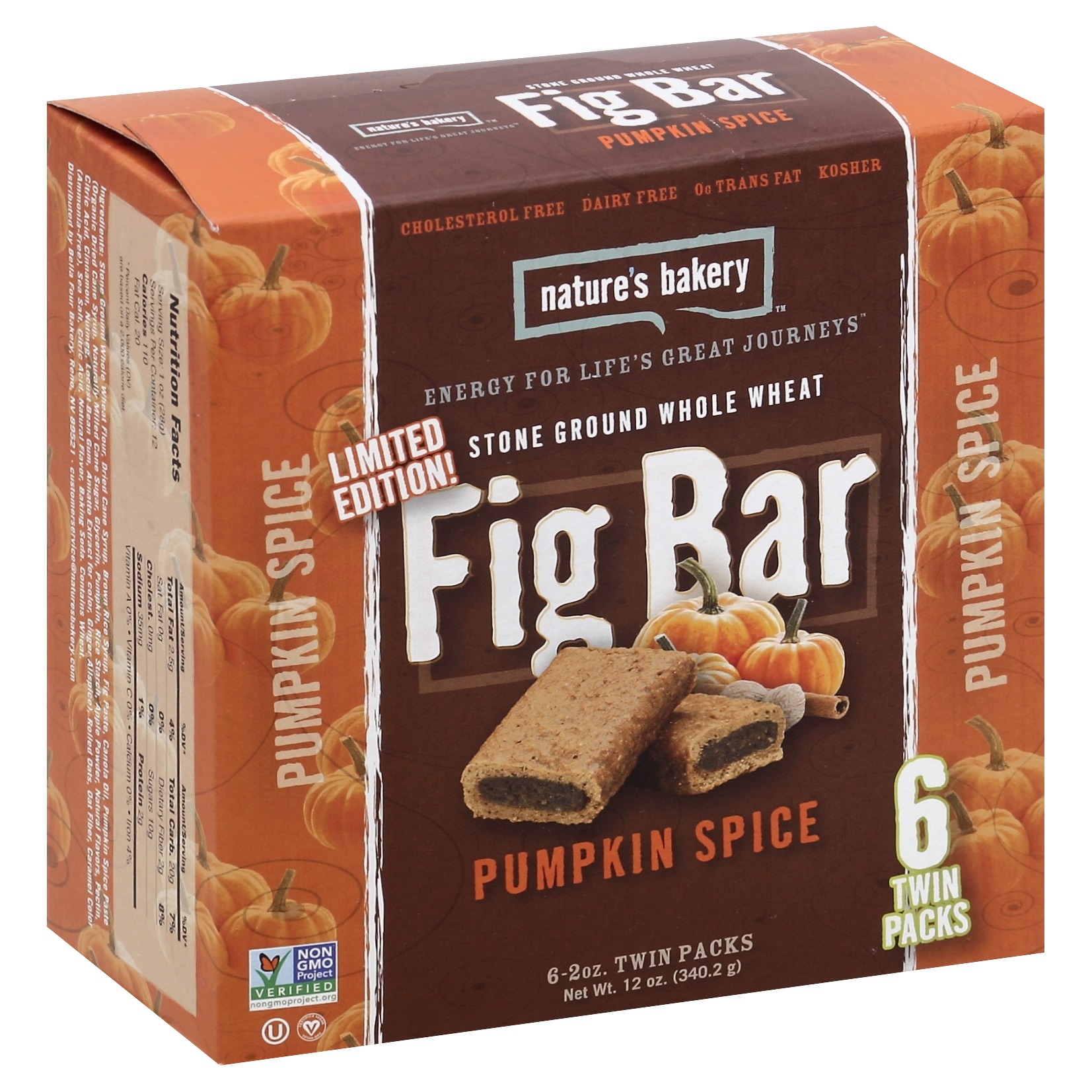 Natures Bakery Fig Bar 6 Ea