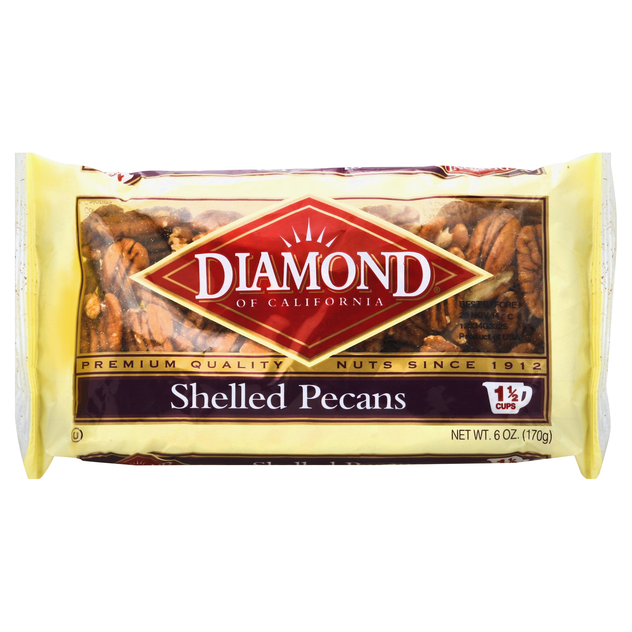 Diamond Pecans 6 Oz