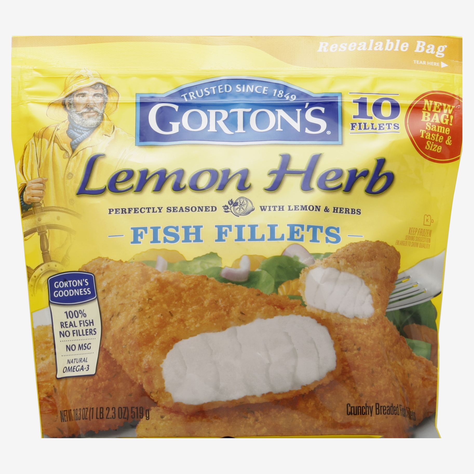 Gorton's Fish Fillets 10 Ea