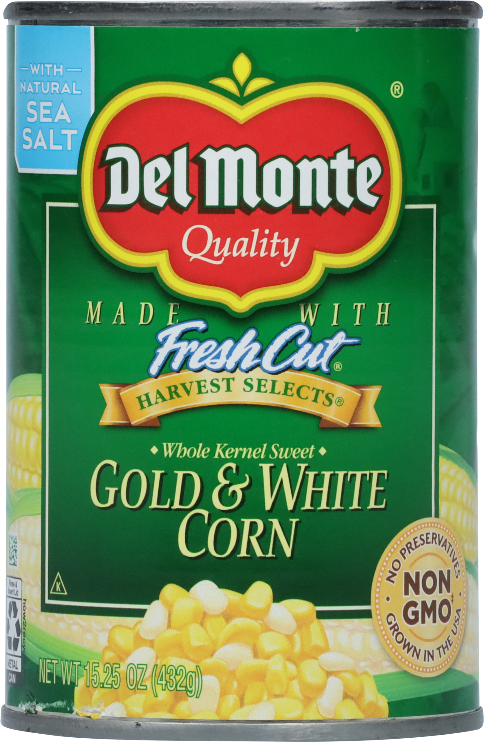 Gold & White Corn, Whole Kernel Sweet, Fresh Cut