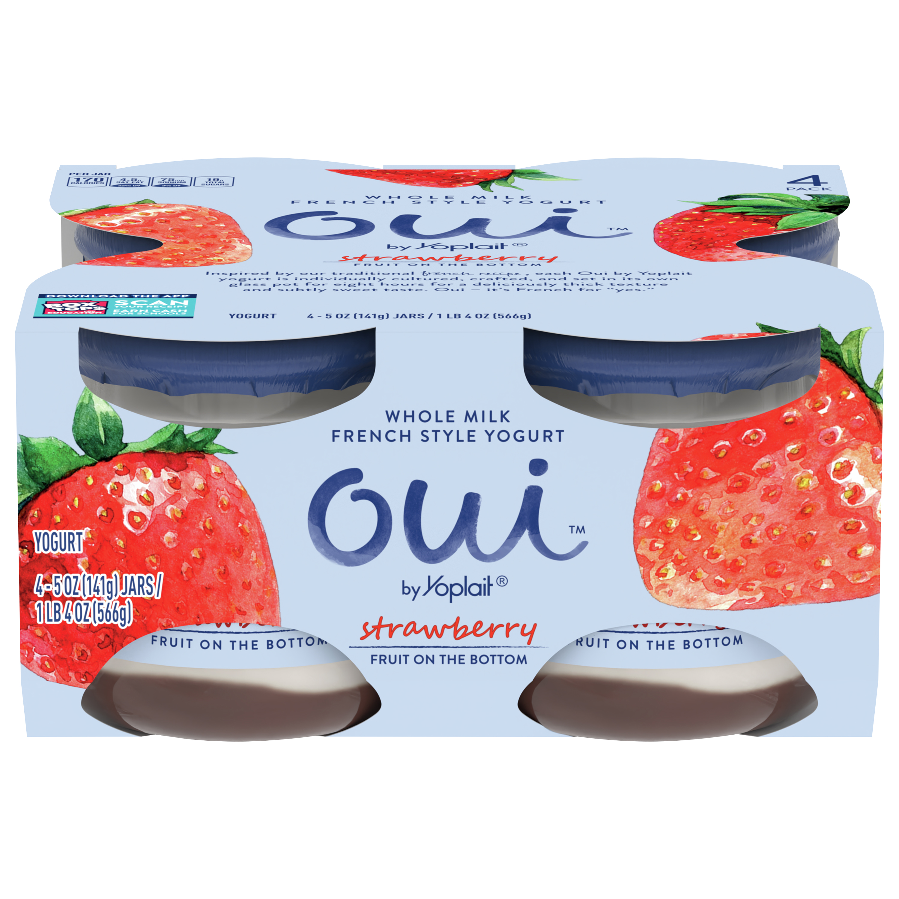 Yogurt, Strawberry, French Style